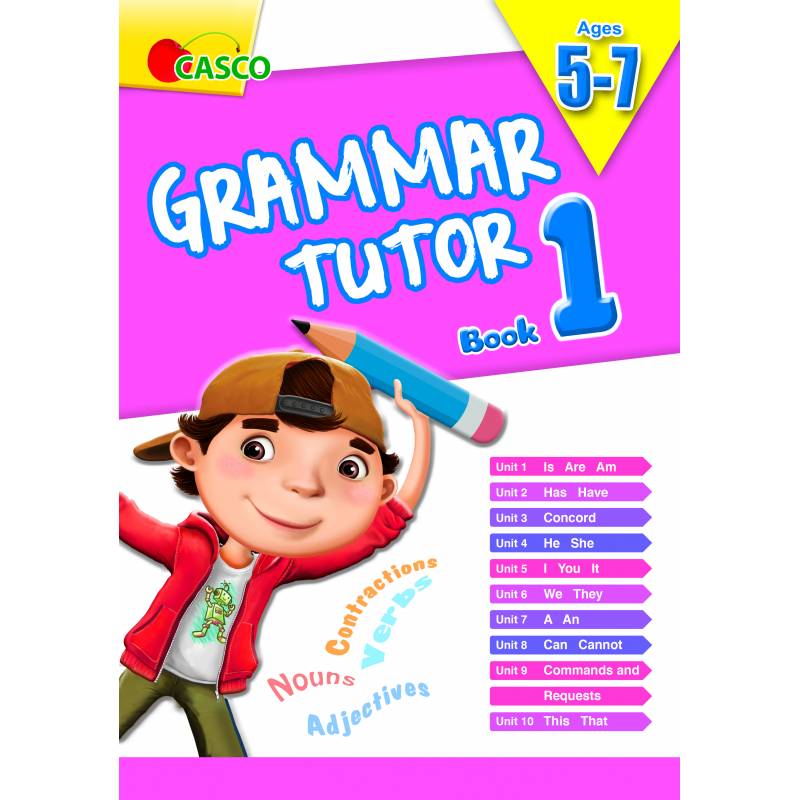 Pre-School Grammar Tutor for Ages 5-7 Book 1 – Popular Book Company Pte Ltd