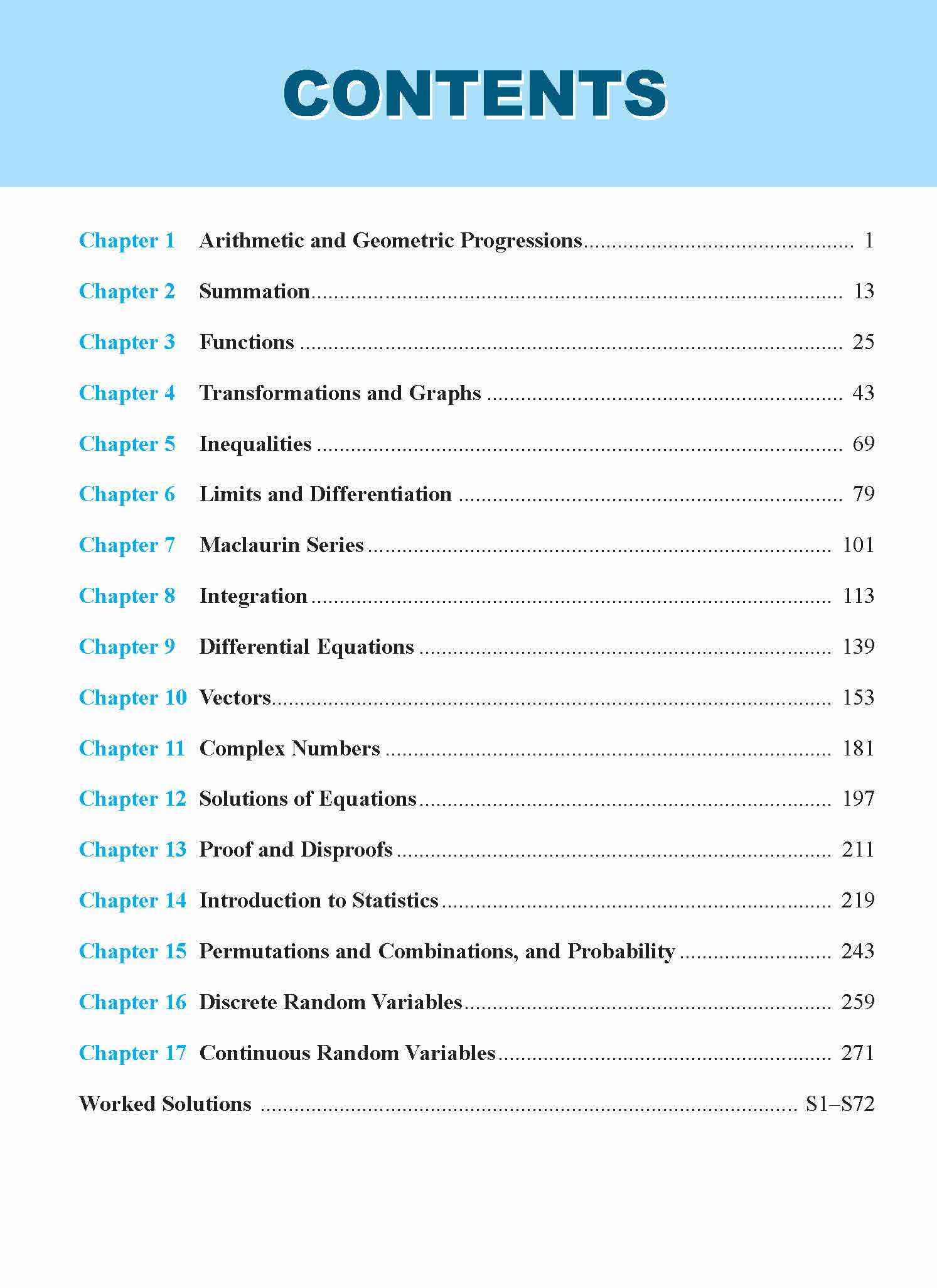 IB Mathematics: Analysis and Approaches (Higher Level)