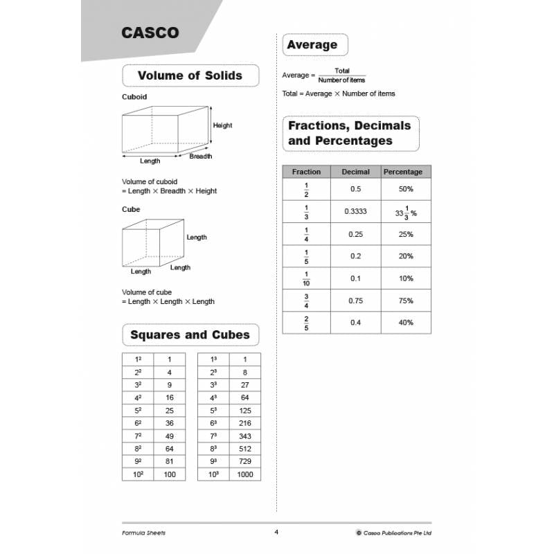 Primary 5 Exam Questions Topical Maths (Pack)
