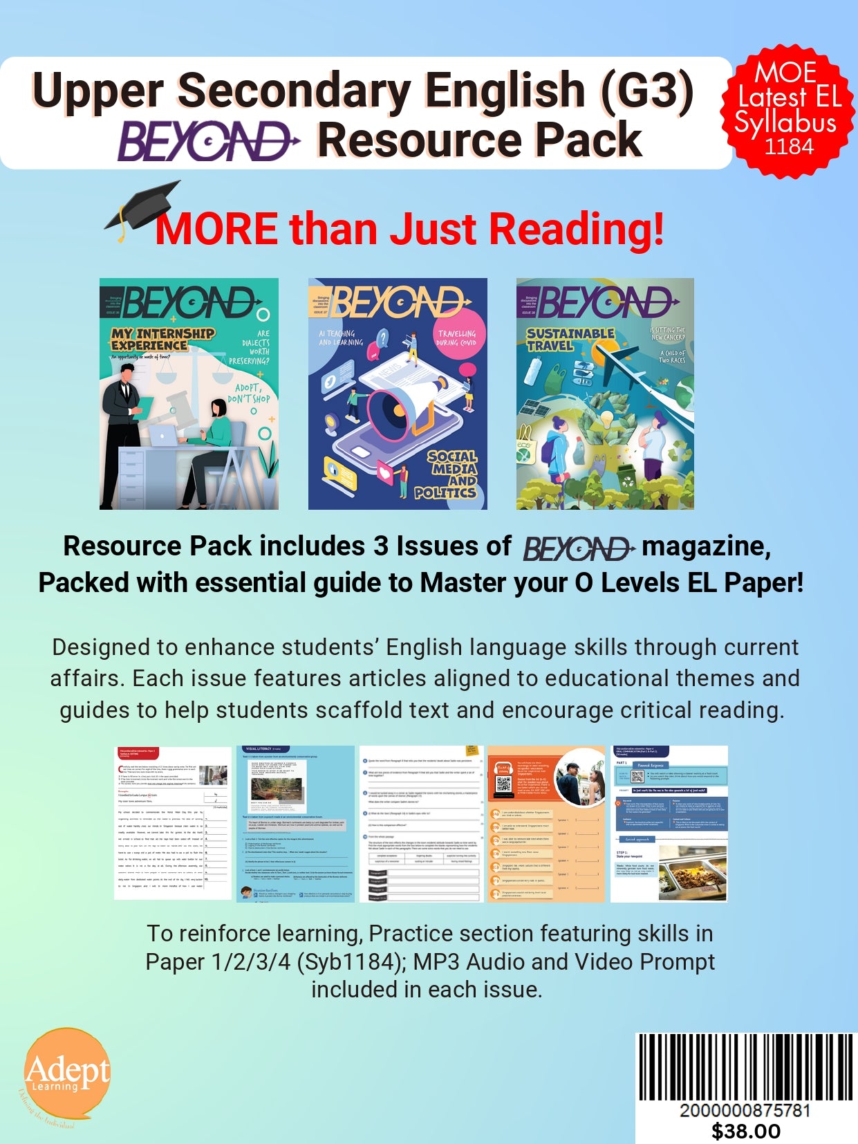 Upper Secondary English (G3) Beyond Magazine Bundle (3 Issues)