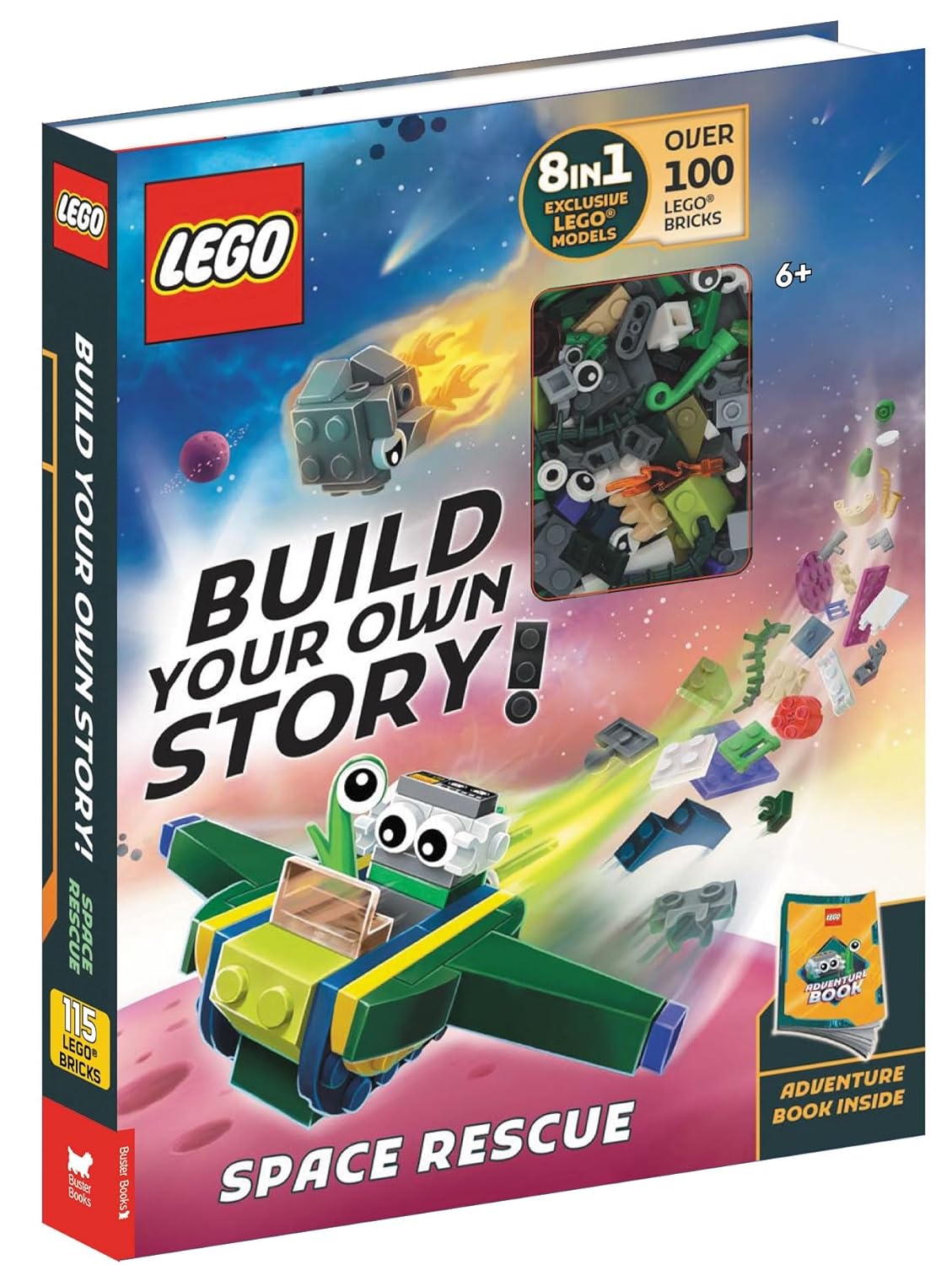 Lego Books: Build Your Own Story: Space Rescue (with Over 100 Lego Bricks And Exclusive Models To Build)