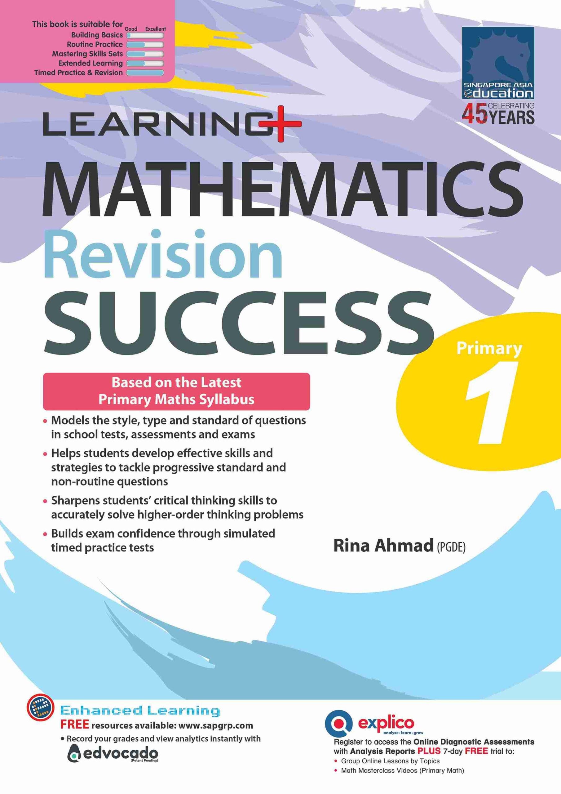 Learning+ Mathematics Revision Success Primary 1 – Popular Book Company ...