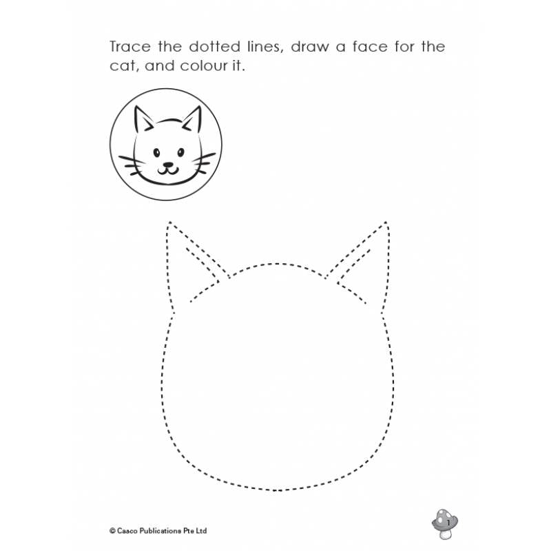 Preschool Draw with Me for Ages 4-6 Book 3: Cats