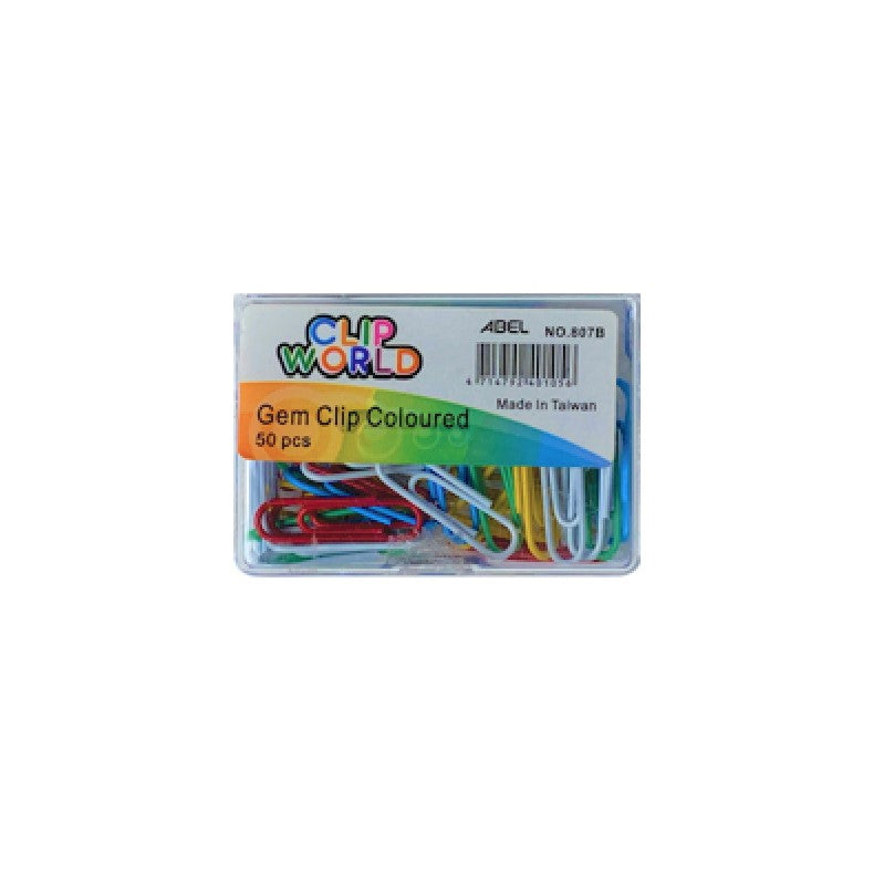 Abel Coloured 28mm Paper Clip 50s