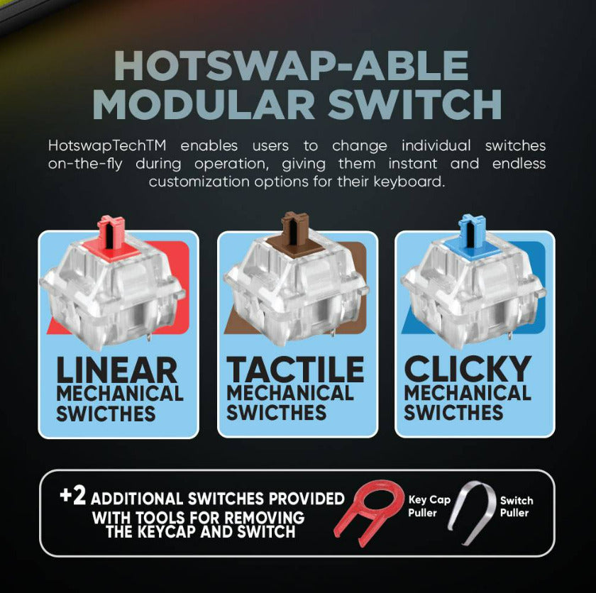 Armaggeddon MKA-2C NEO Gaming Keyboards - White (Linear)