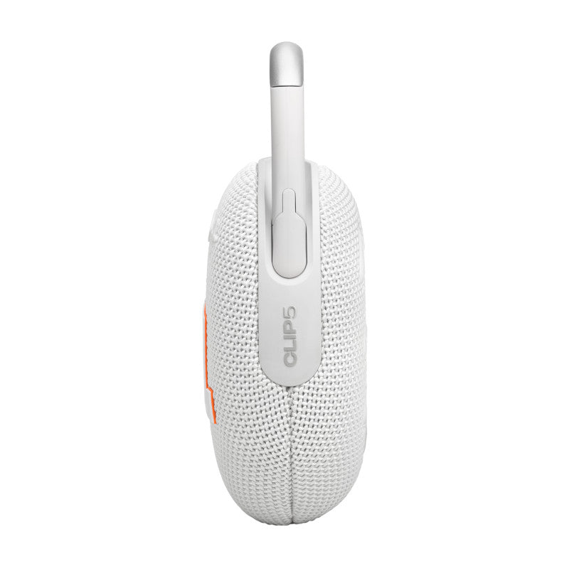 JBL Clip 5 Portable Bluetooth Speaker - White