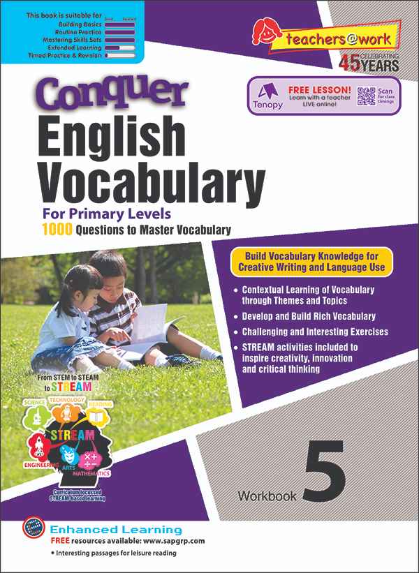 Conquer English Vocabulary Workbook 5 – Popular Book Company Pte Ltd