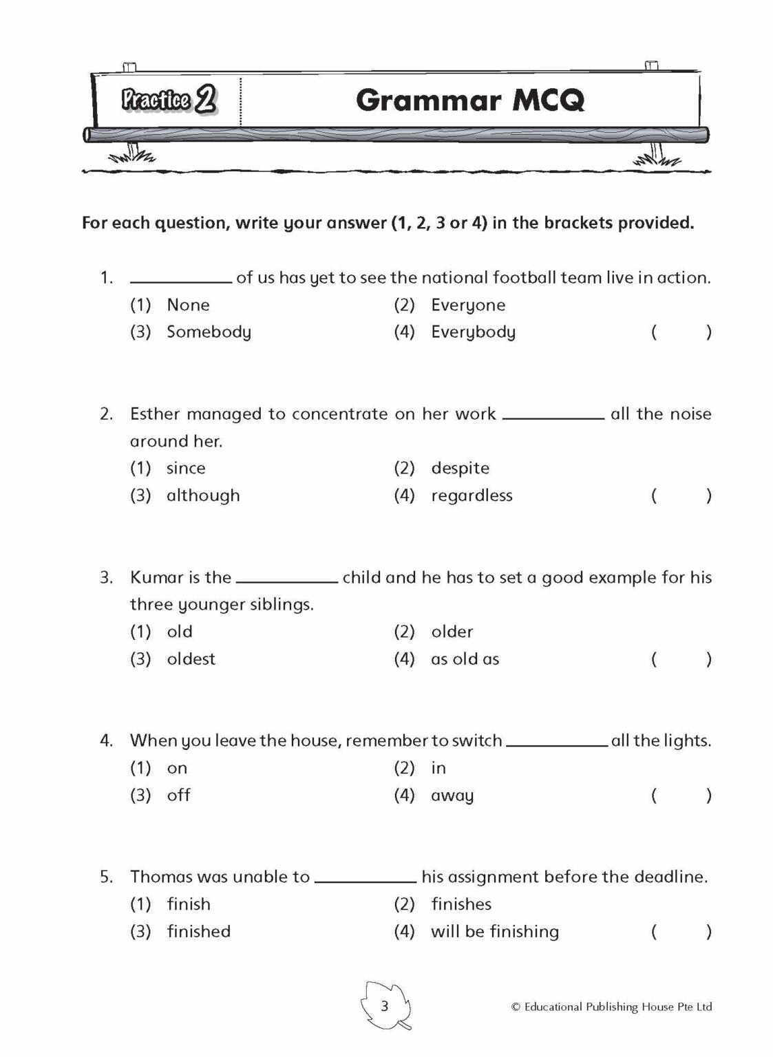 Primary 5 English Practice 1000+