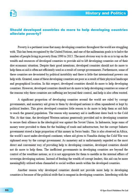 GCE A-Level General Paper 60 Model Essays