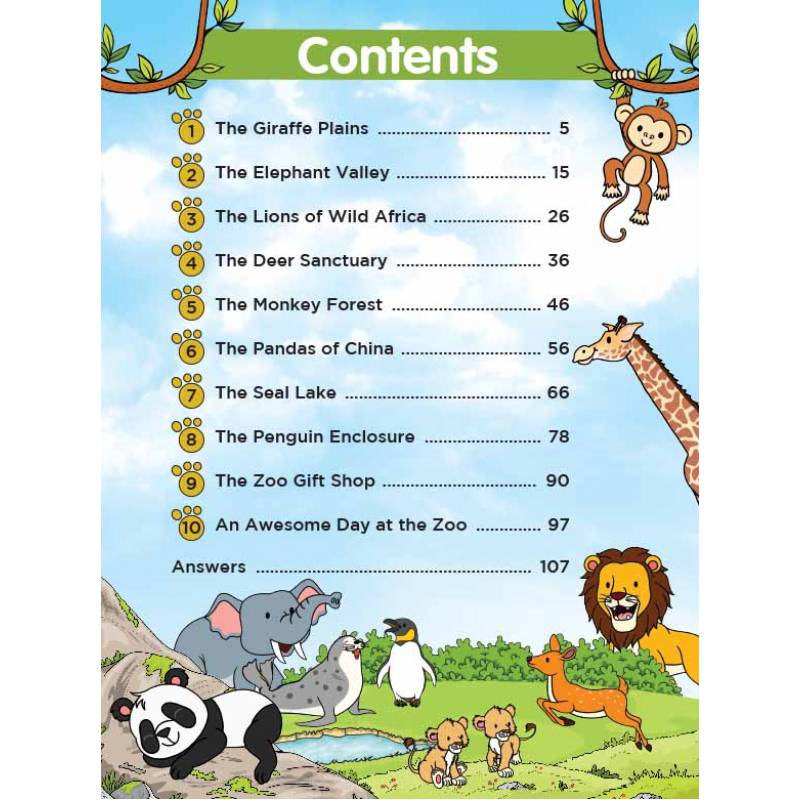 K2 Preschool Maths And Drawing Book 1: Zoo