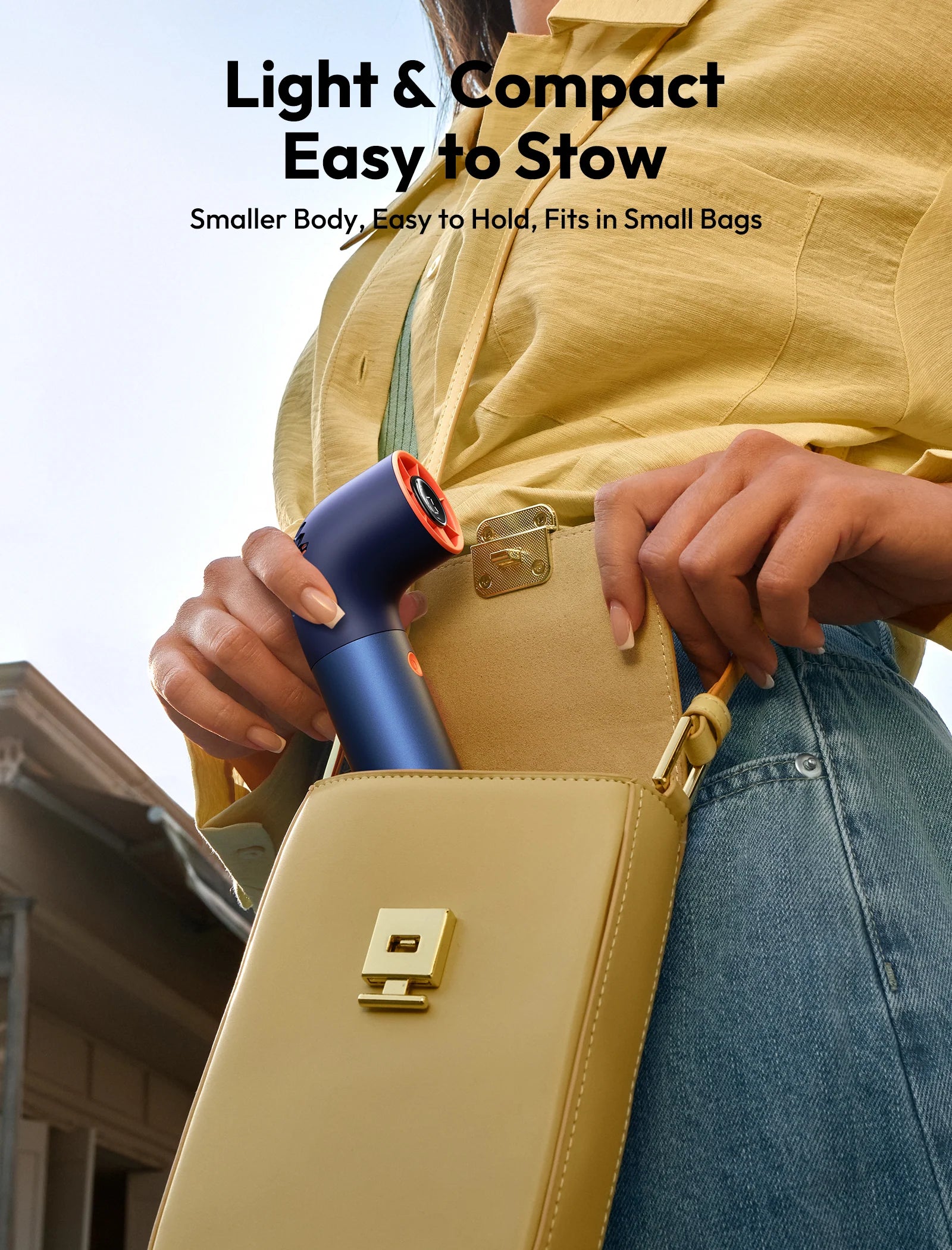 Aecooly Aero Ultra Handheld High-Speed Fan - Blue Orange