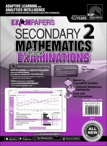 Secondary 2 Mathematics Mock Examinations – Popular Book Company Pte Ltd