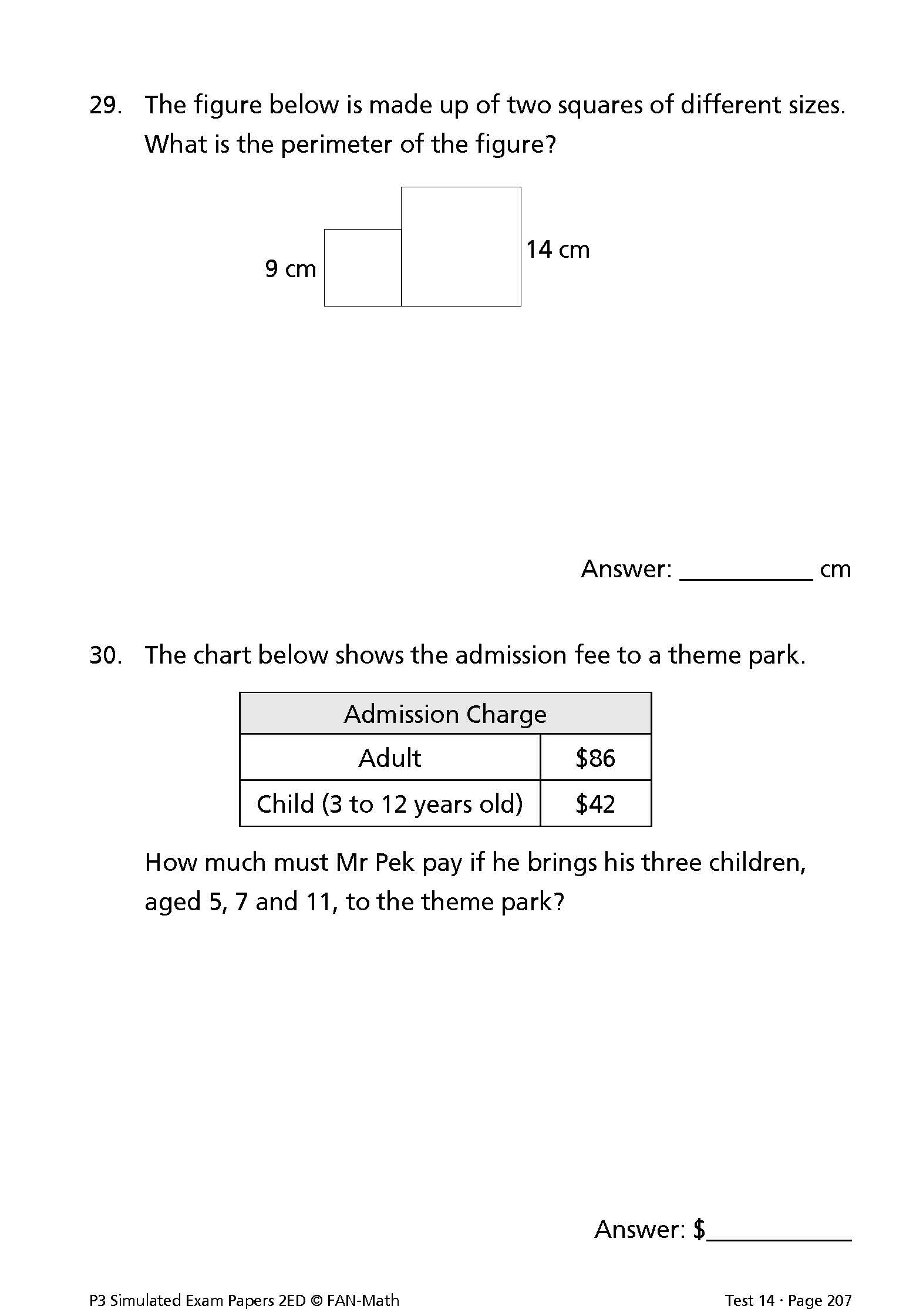 Primay 3 Mathematics Simulated Exam Papers (2nd Edition)