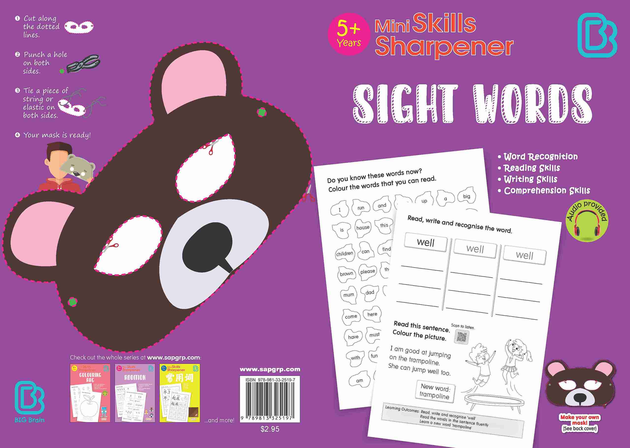 Mini Skills Sharpener SIGHT WORDS (5+ Years)