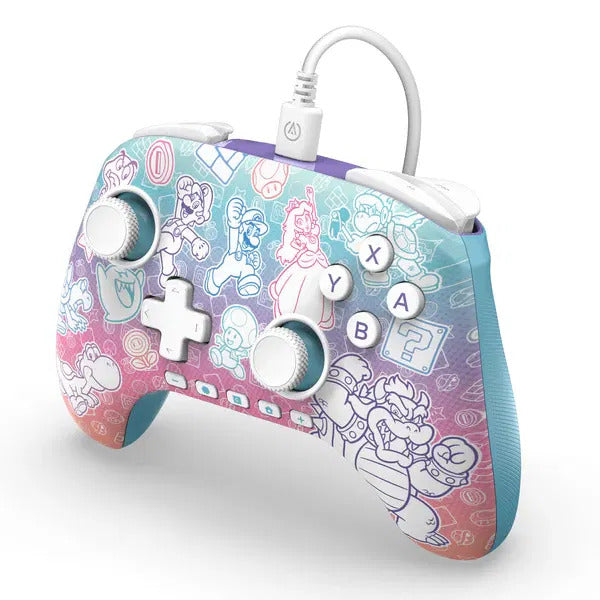 PowerA Advantage Wired Controller for Nintendo Switch 2- Mushroom Kingdom