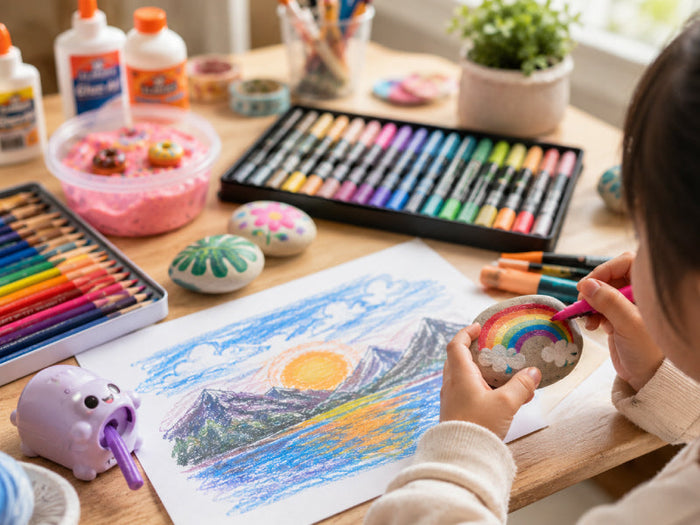 Looking for screen-free activities for kids? Discover five creative arts and crafts ideas that encourage imagination, self-expression, and hands-on learning at home.