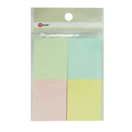 POP BAZIC Stick-On Notes 304-4-P 38x51mm (50s x 4 Colours)