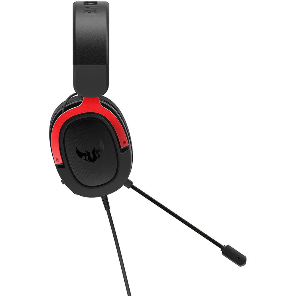ASUS TUF Gaming H3 Wired Headphone with 7.1 Virtual Surround Sound, Red