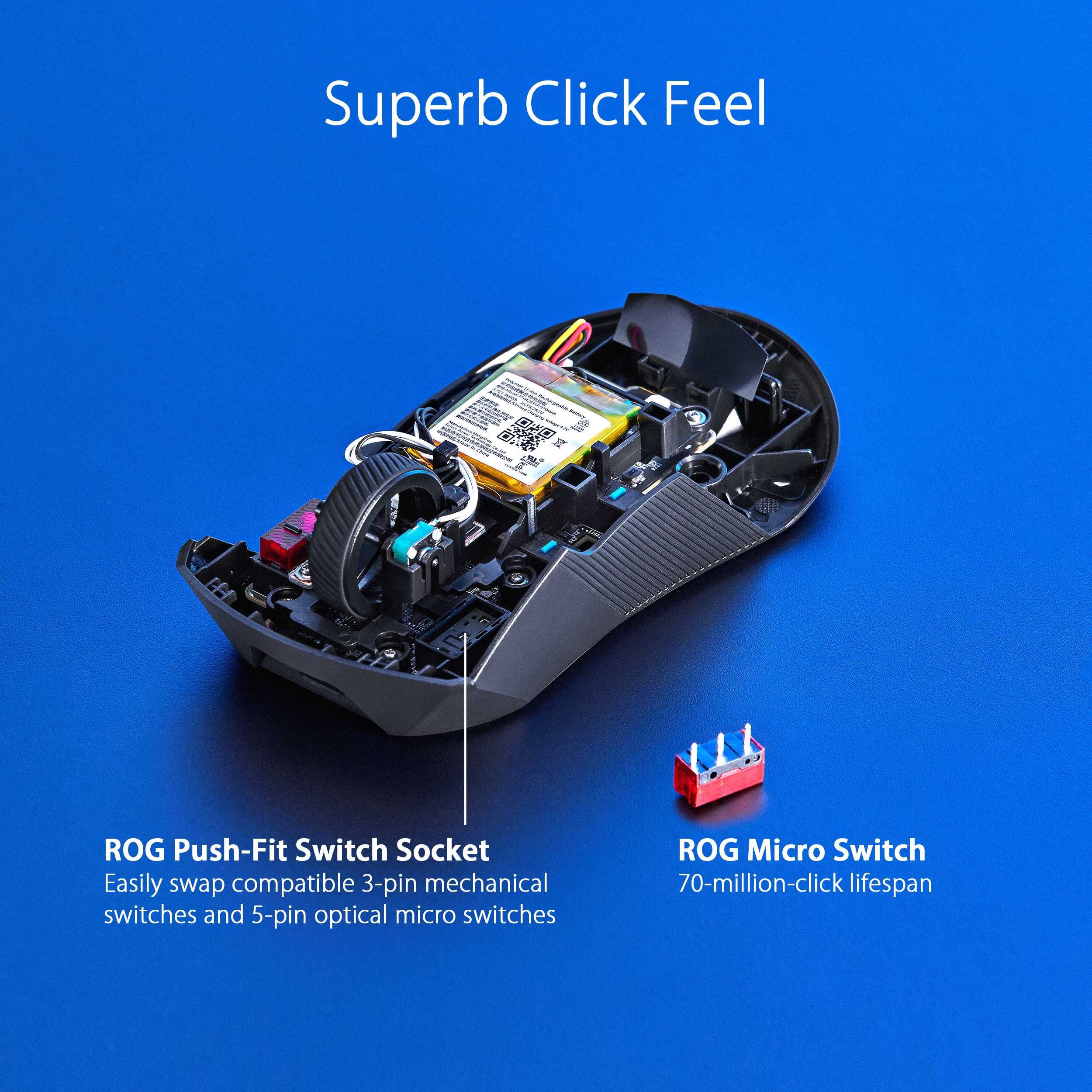 Asus ROG Gladius III Wireless AimPoint Gaming Mouse - Black