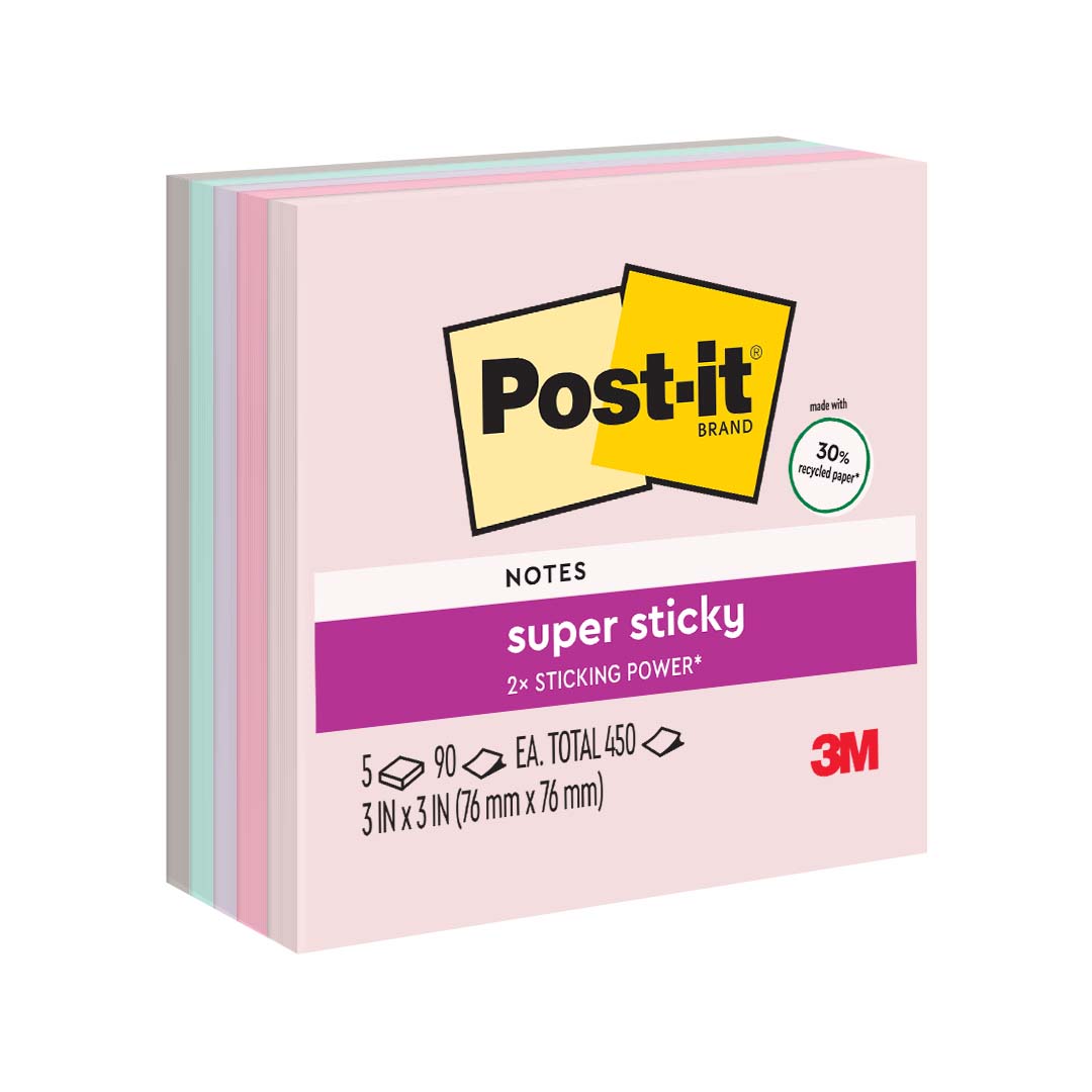 3M POST IT SUPER STICKY NOTES 3x3