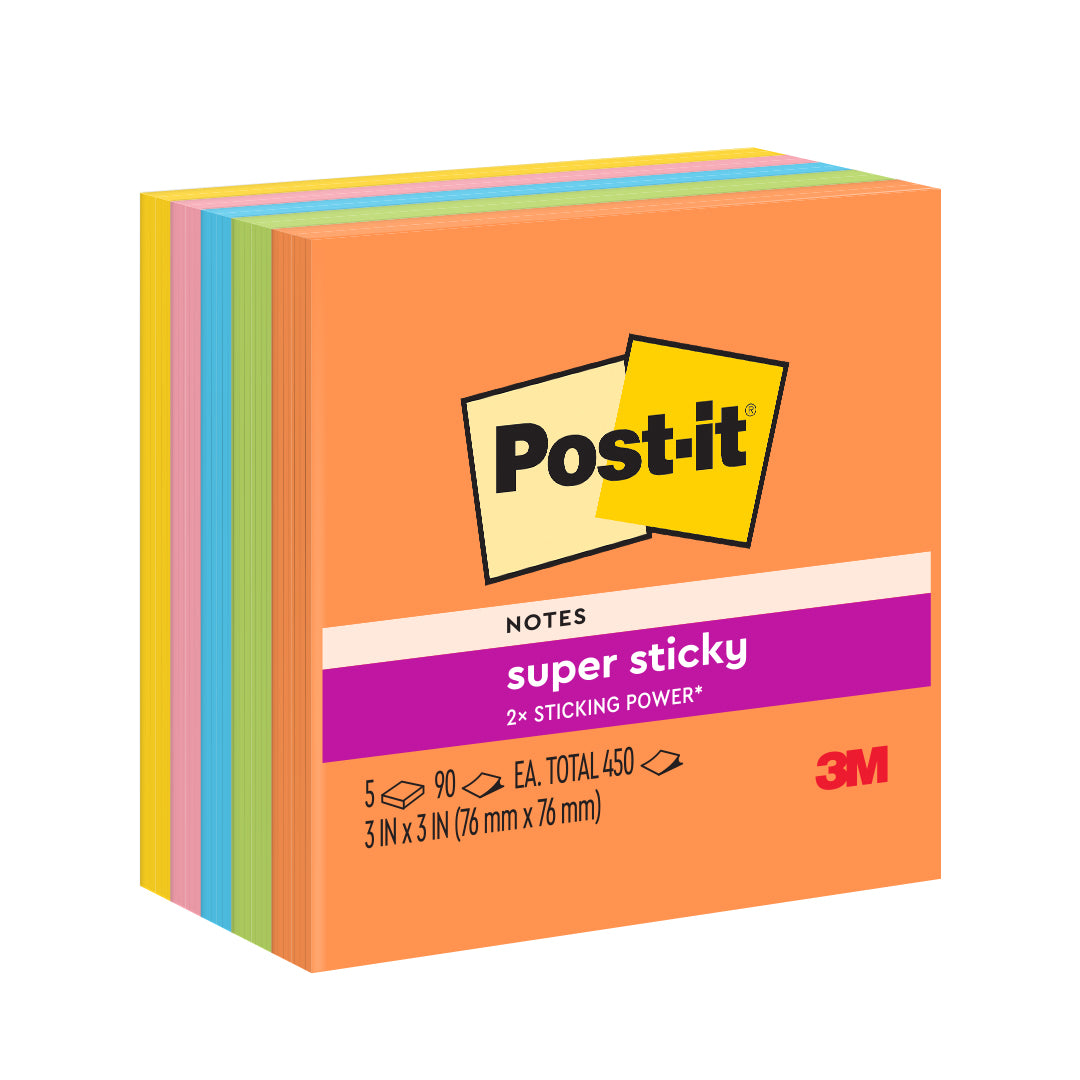 3M POST IT SUPER STICKY NOTES 3x3