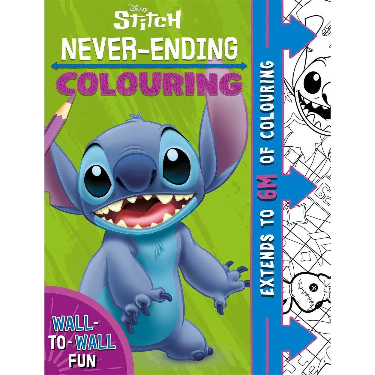 DISNEY STITCH NEVER ENDING COLOURING