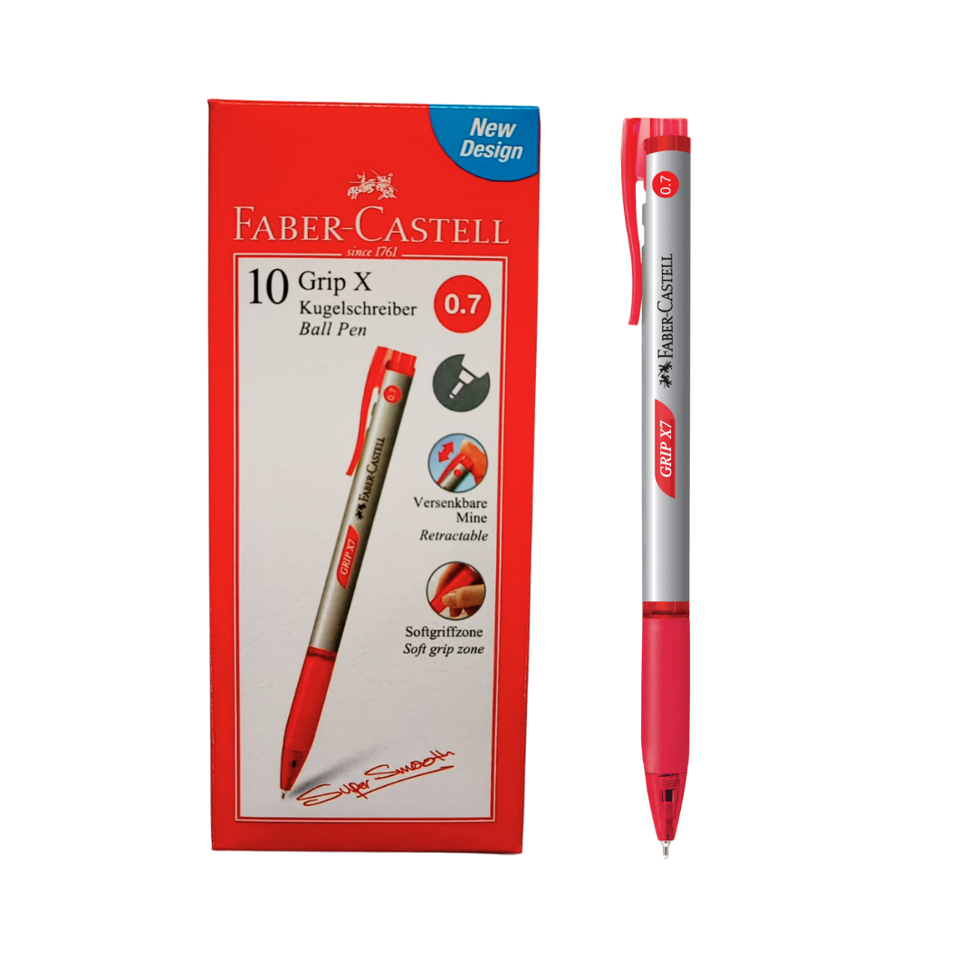 FABER-CASTELL GRIP X7 BP FOIL - 10 IN A BOX