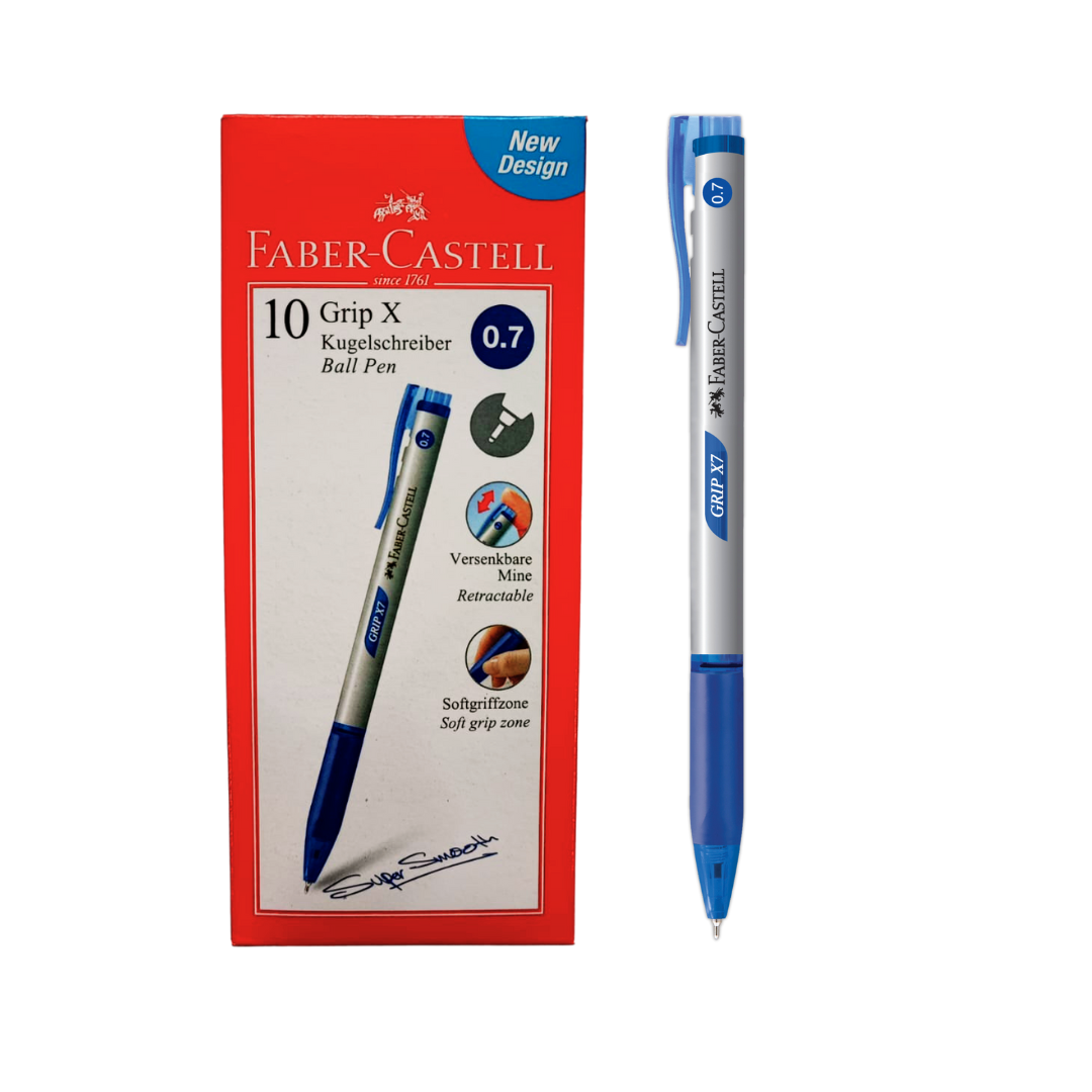 FABER-CASTELL GRIP X7 BP FOIL - 10 IN A BOX