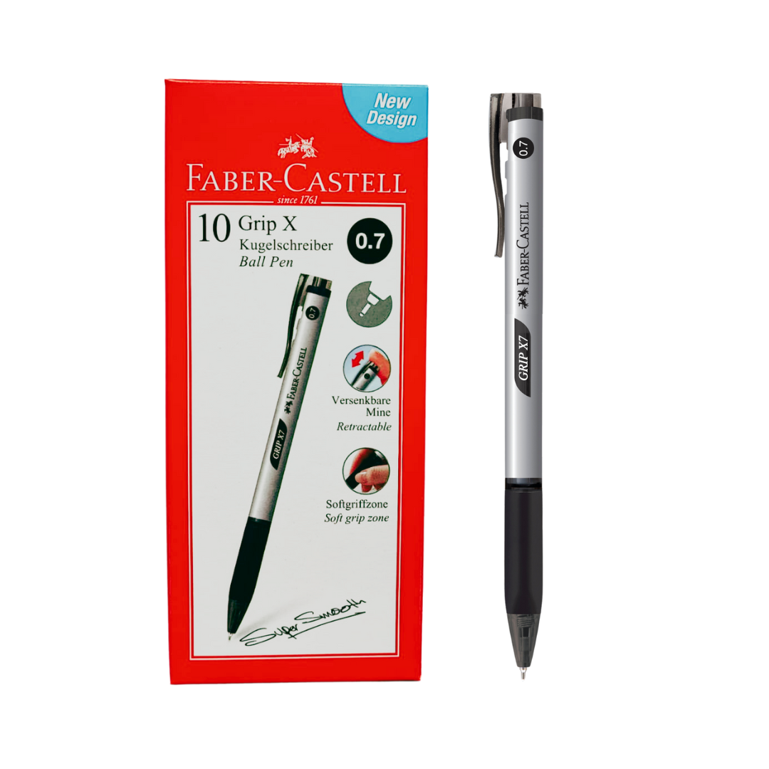 FABER-CASTELL GRIP X7 BP FOIL - 10 IN A BOX