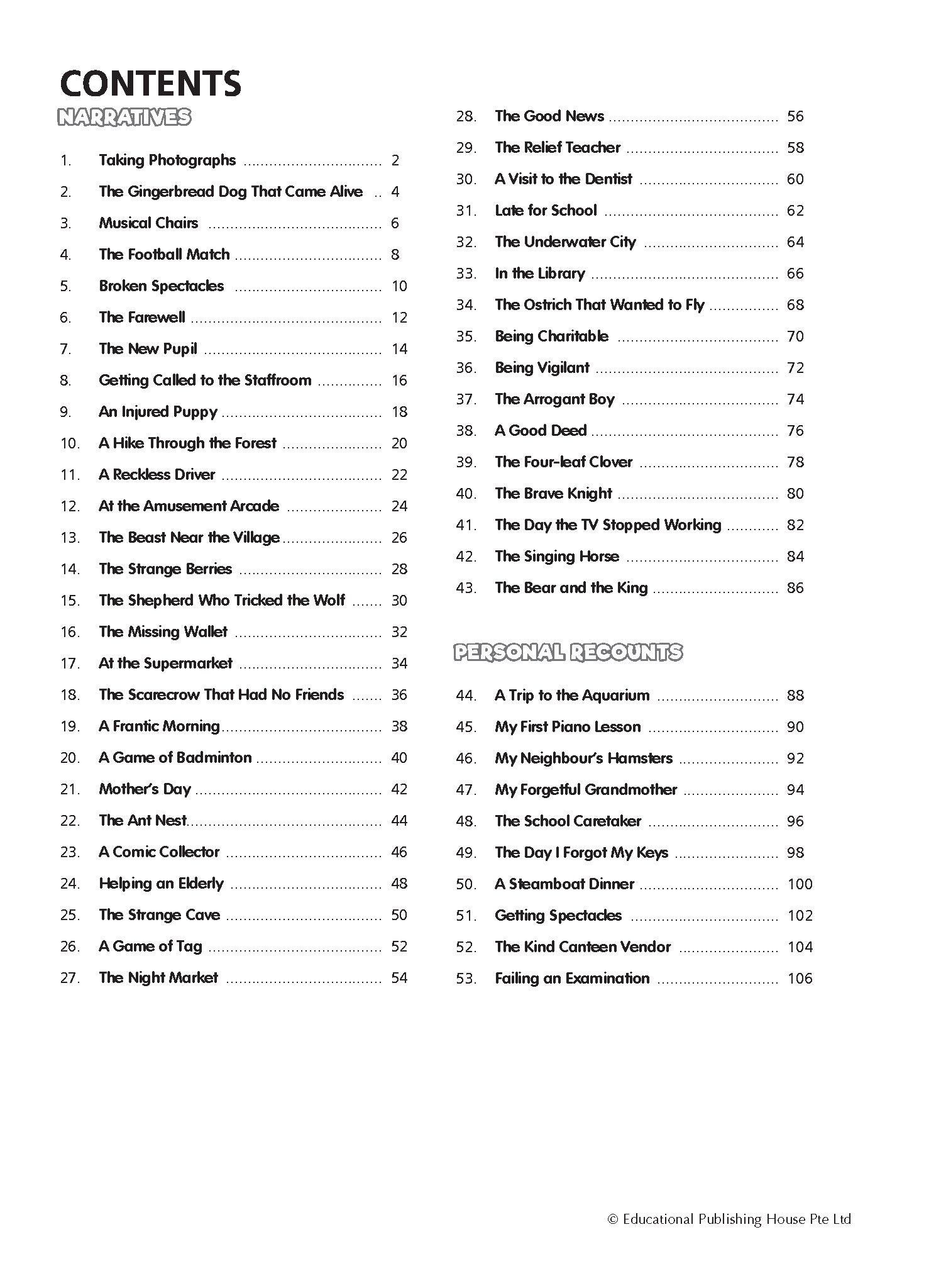 Primary 2 English Mega Compositions