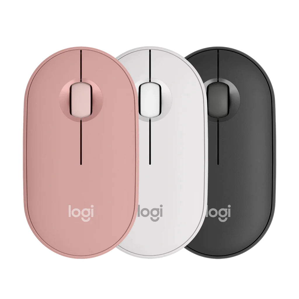 Logitech pebble 2 m350s | silent touch | bluetooth za 3 naprave | bela brezžična miška 4 Logitech pebble mouse 2 m350s – popular book company pte ltd