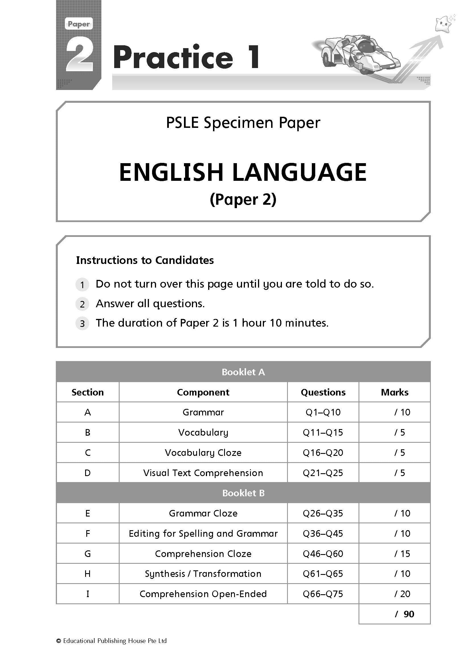 PSLE English Exam Power Pack