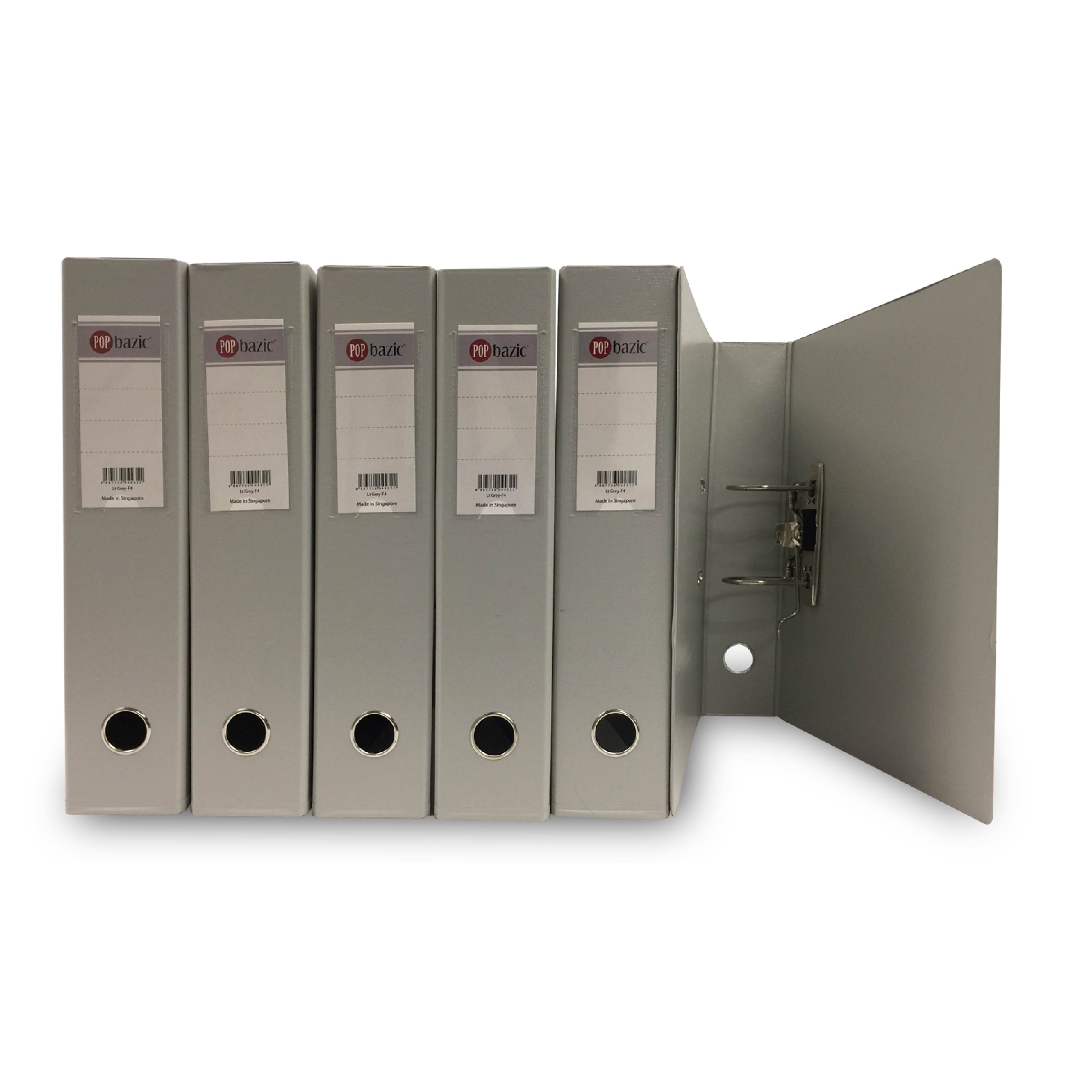 POP BAZIC F4 PVC Lever Arch File 3 Inch - 6 Pcs – Popular Book Company ...