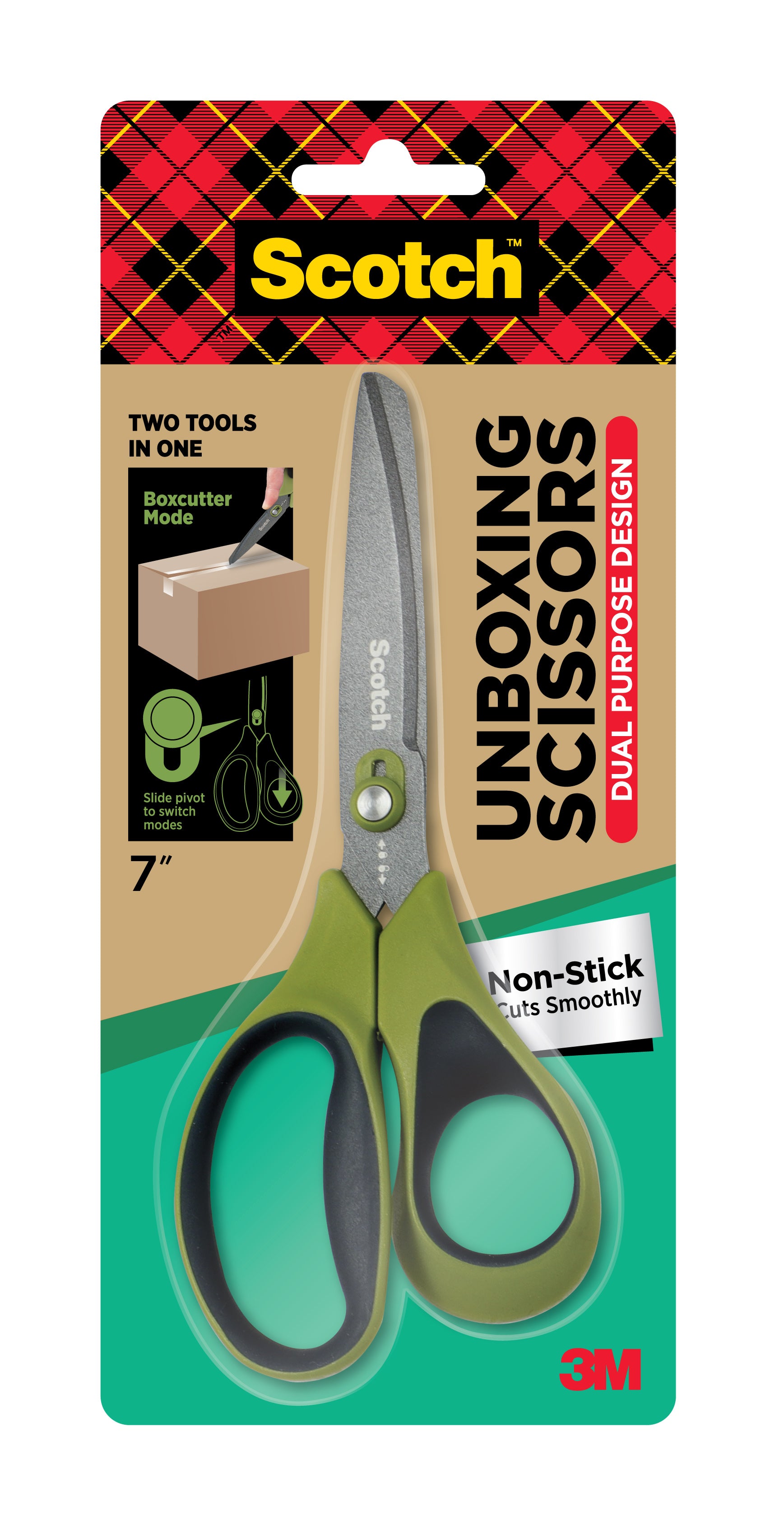 3M SCOTCH PREC UNBOX SCISSORS