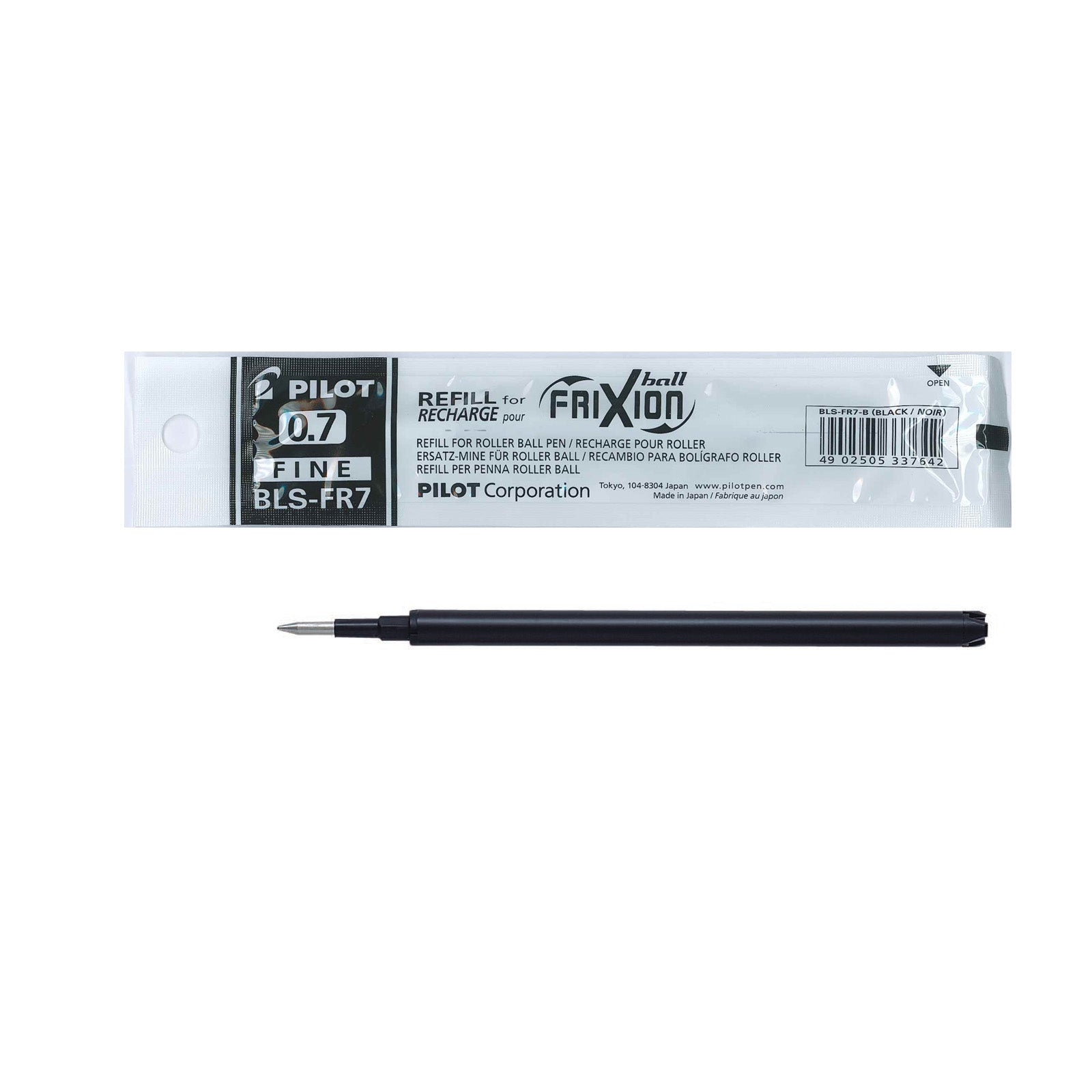 PILOT FRIXION CLICKER 0.7MM PEN REFILL BLS-FR7