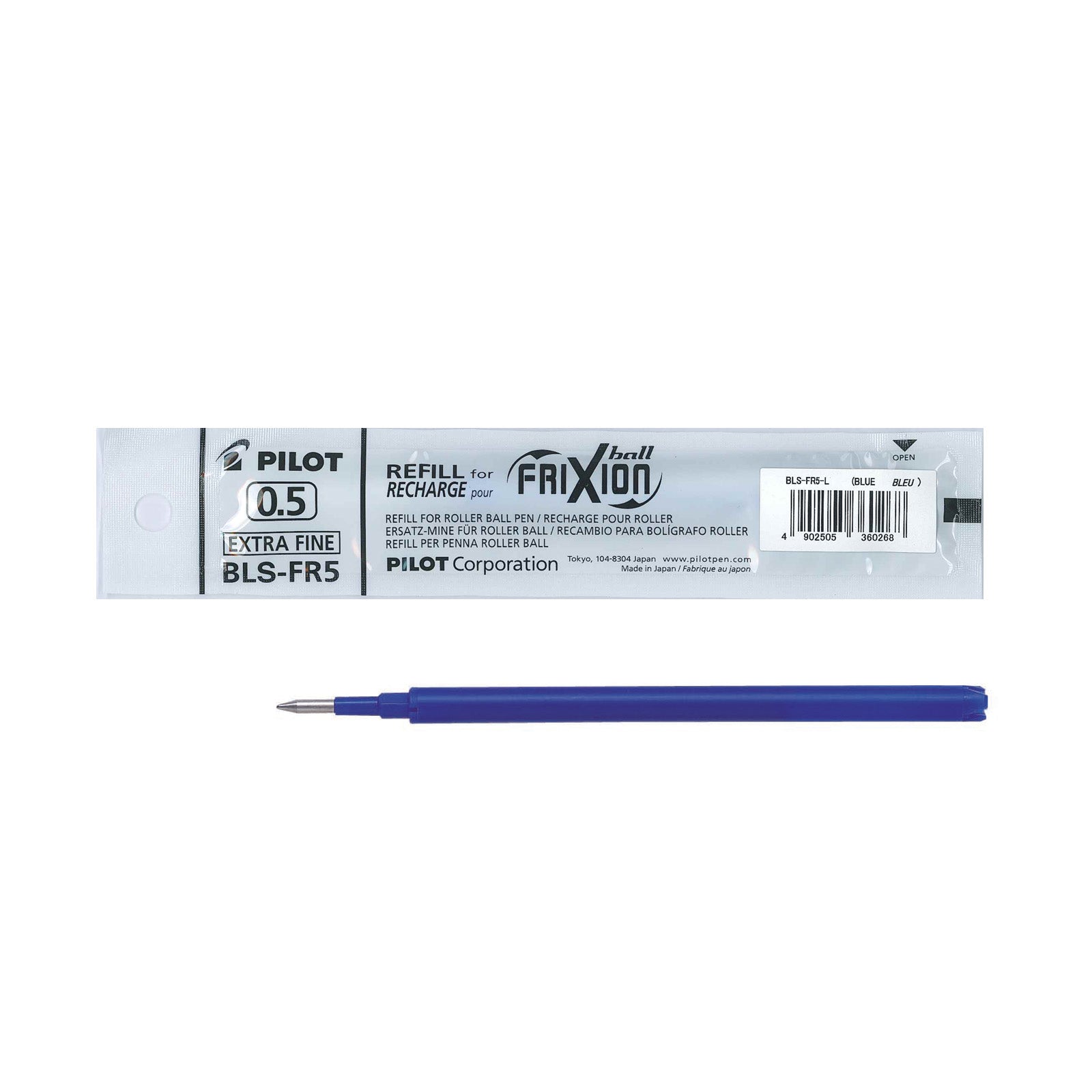 PILOT FRIXION CLICKER 0.5MM PEN REFILL BLS-FR5