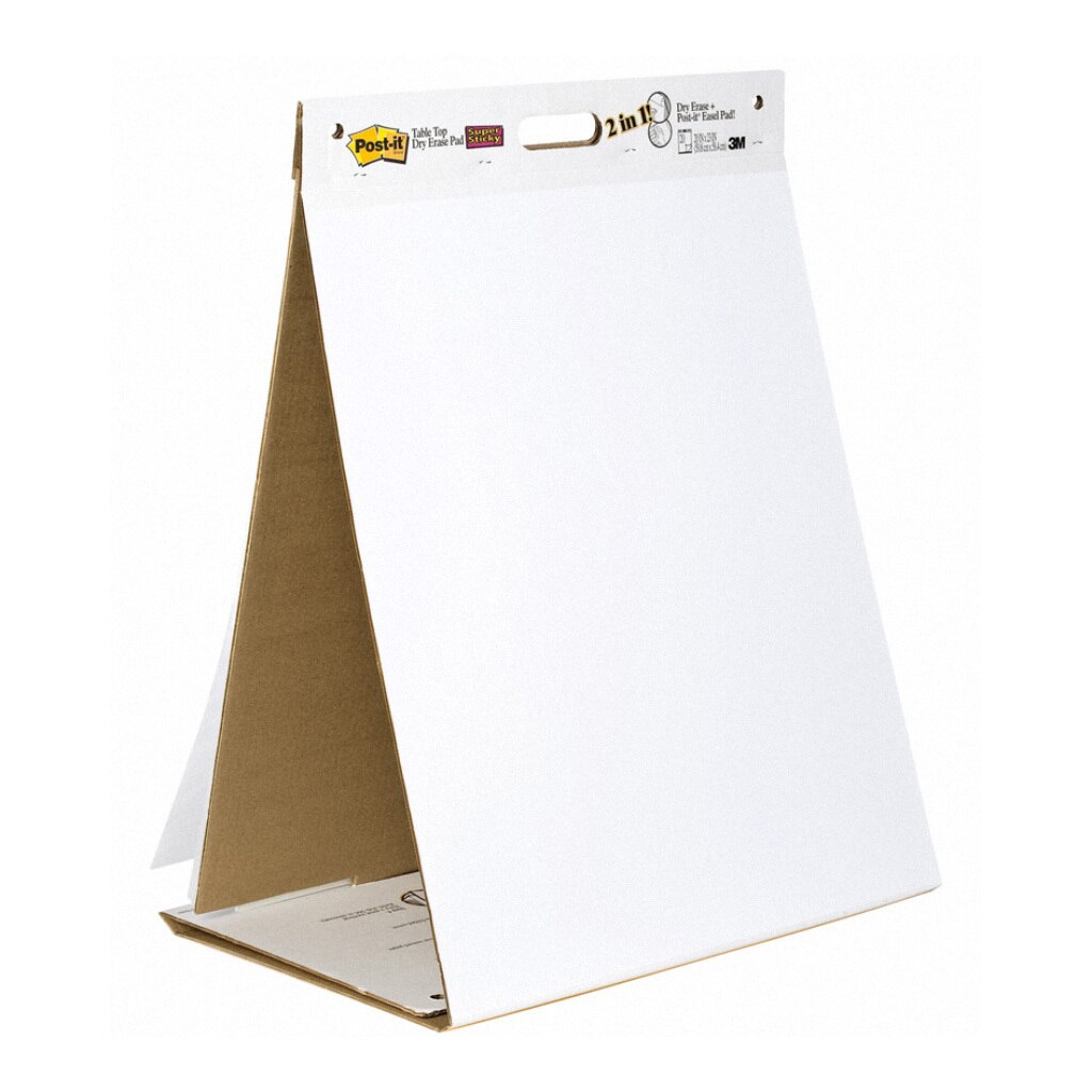 3M P-IT EASEL PAD 20X23IN DRY ERASE 563DE