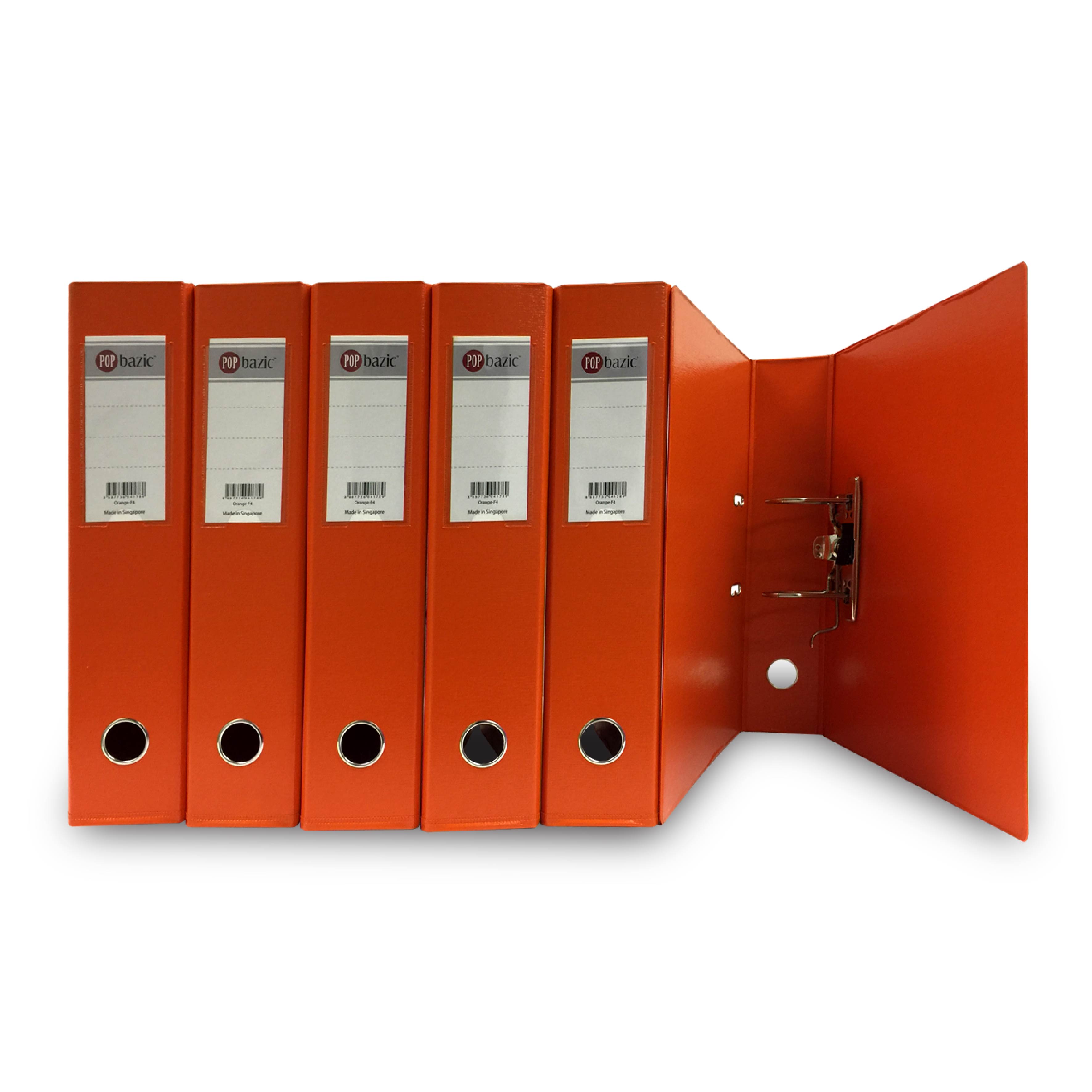 POP BAZIC F4 PVC Lever Arch File 3 Inch - 6 Pcs – Popular Book Company ...