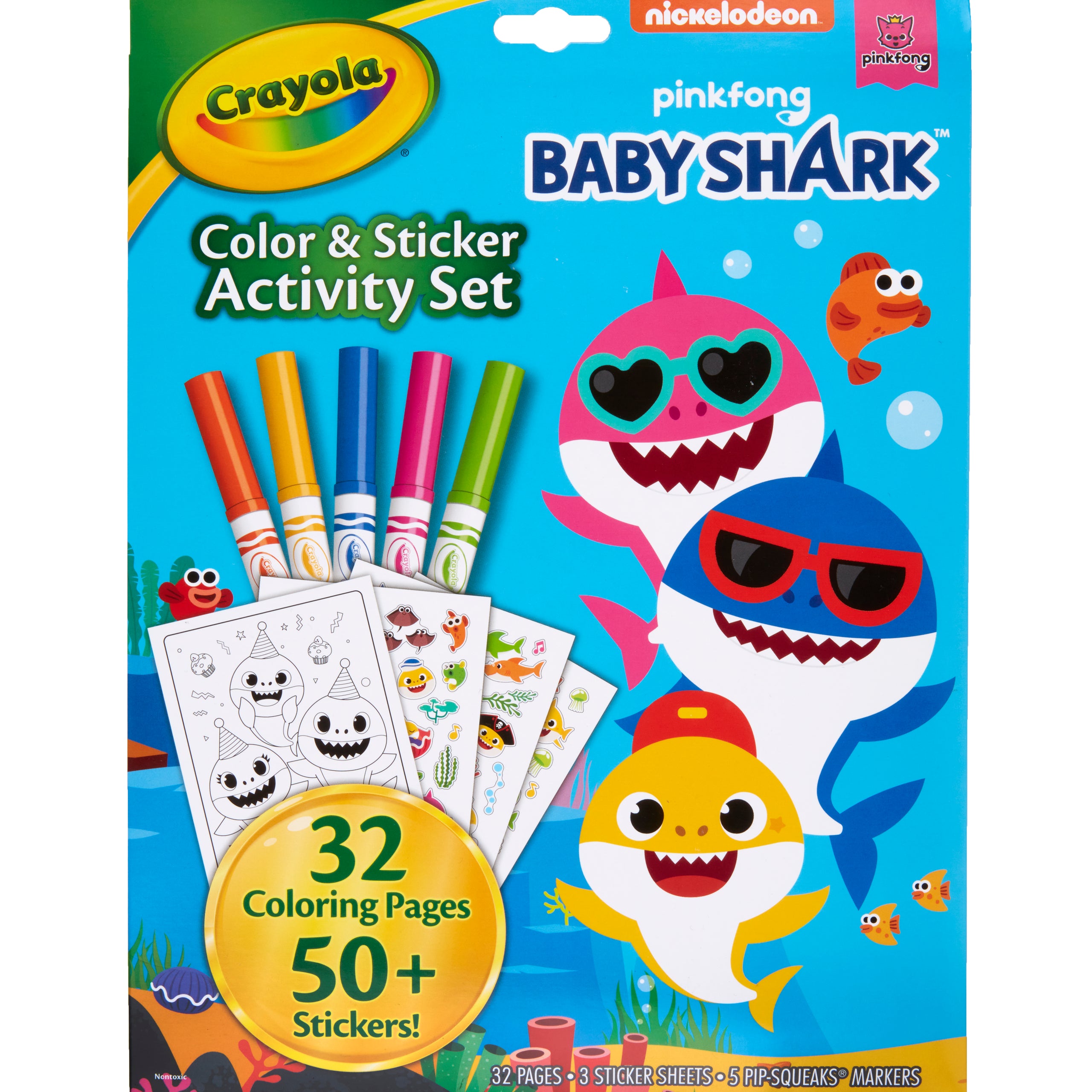 CRAYOLA  COL & ACT SET BABY SHARK