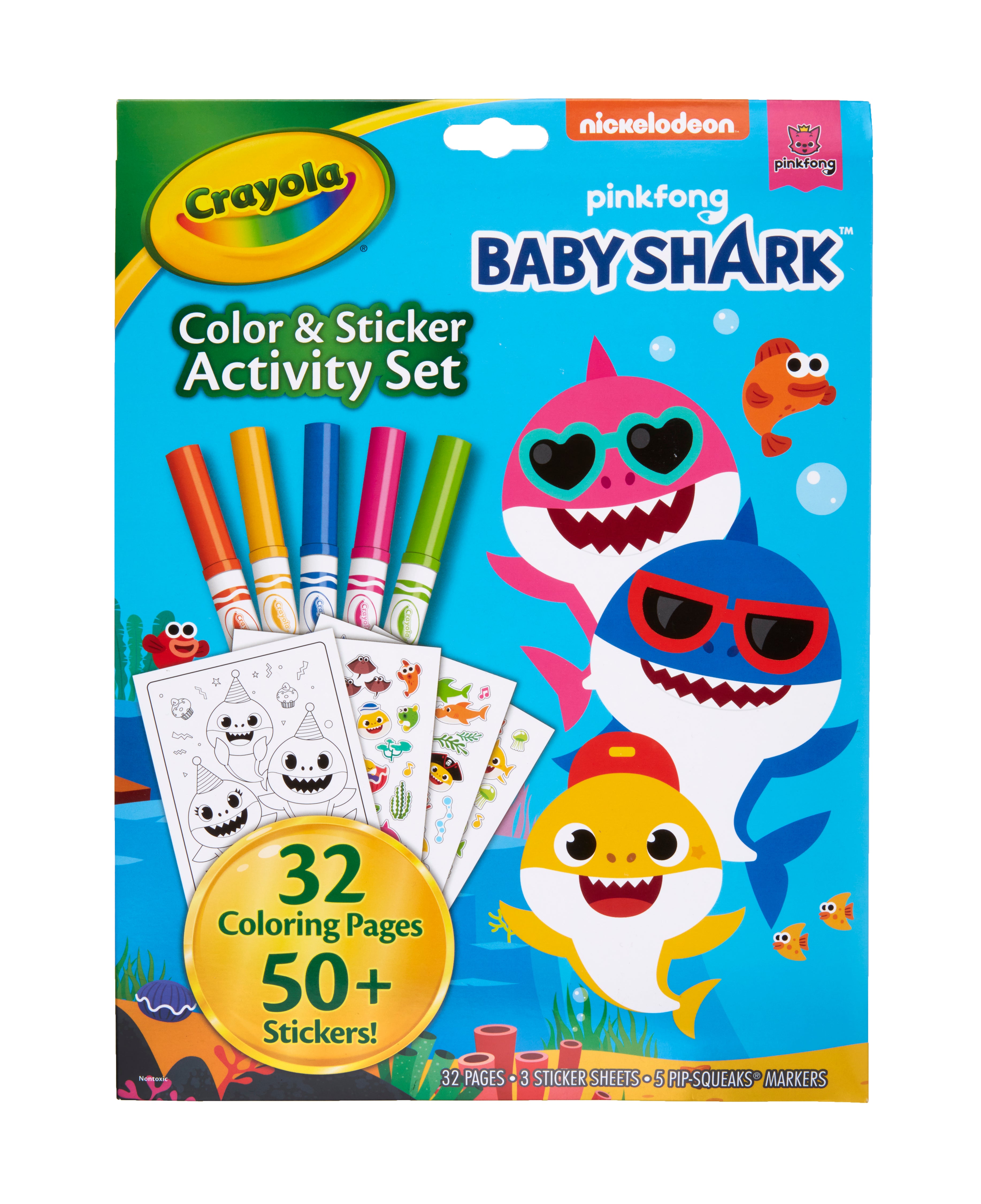 CRAYOLA  COL & ACT SET BABY SHARK