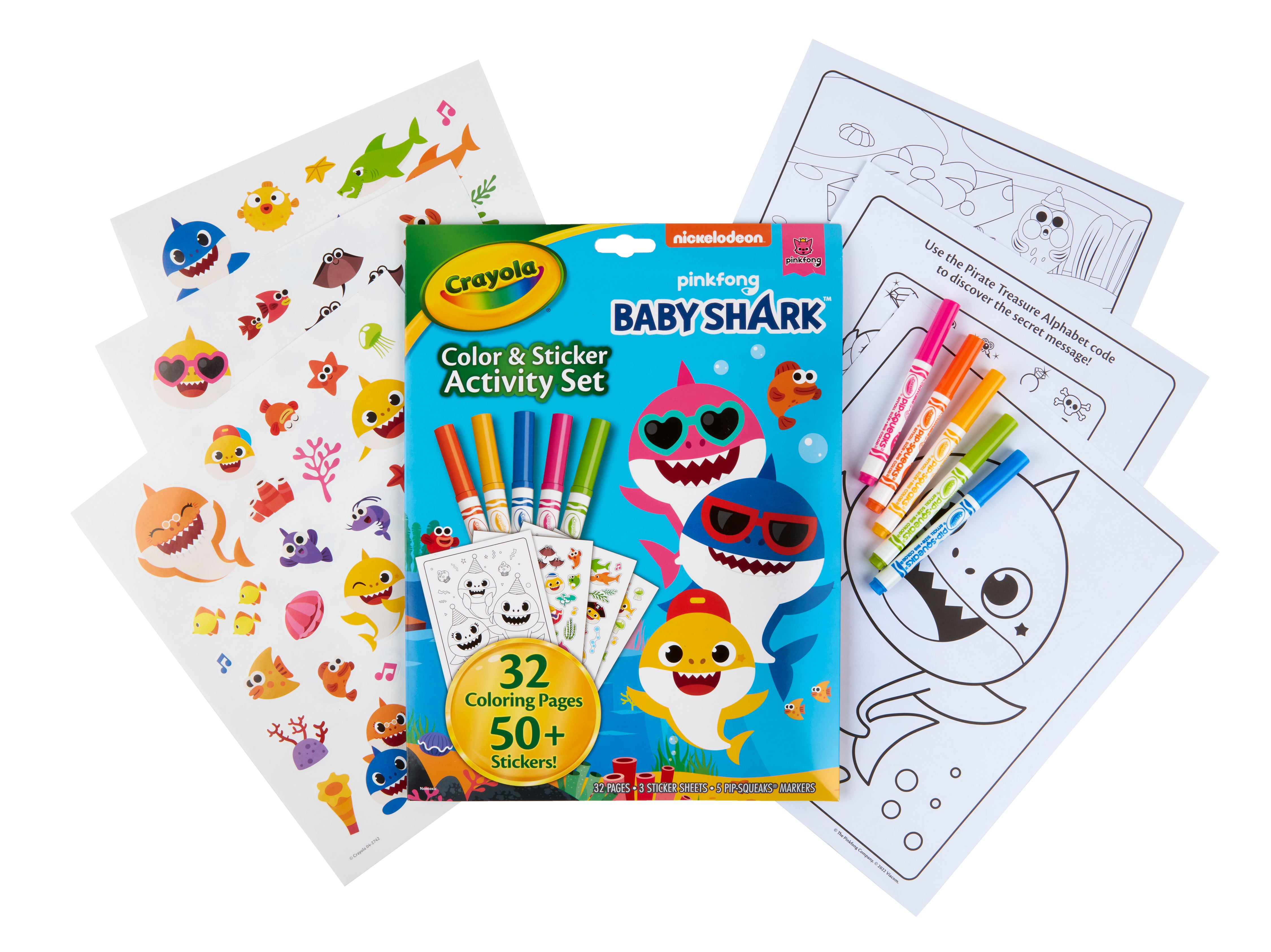 CRAYOLA  COL & ACT SET BABY SHARK