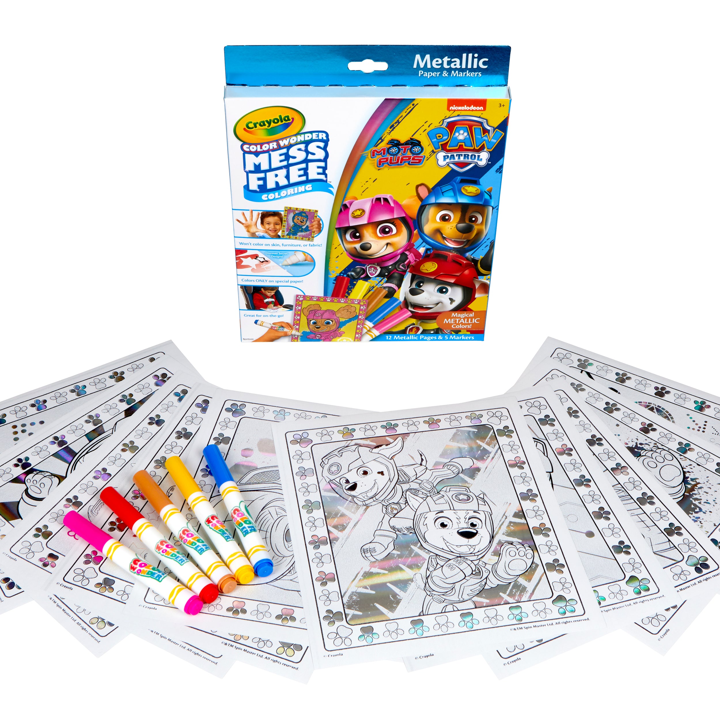 CRAYOLA CW,PAW PATROL METALLIC