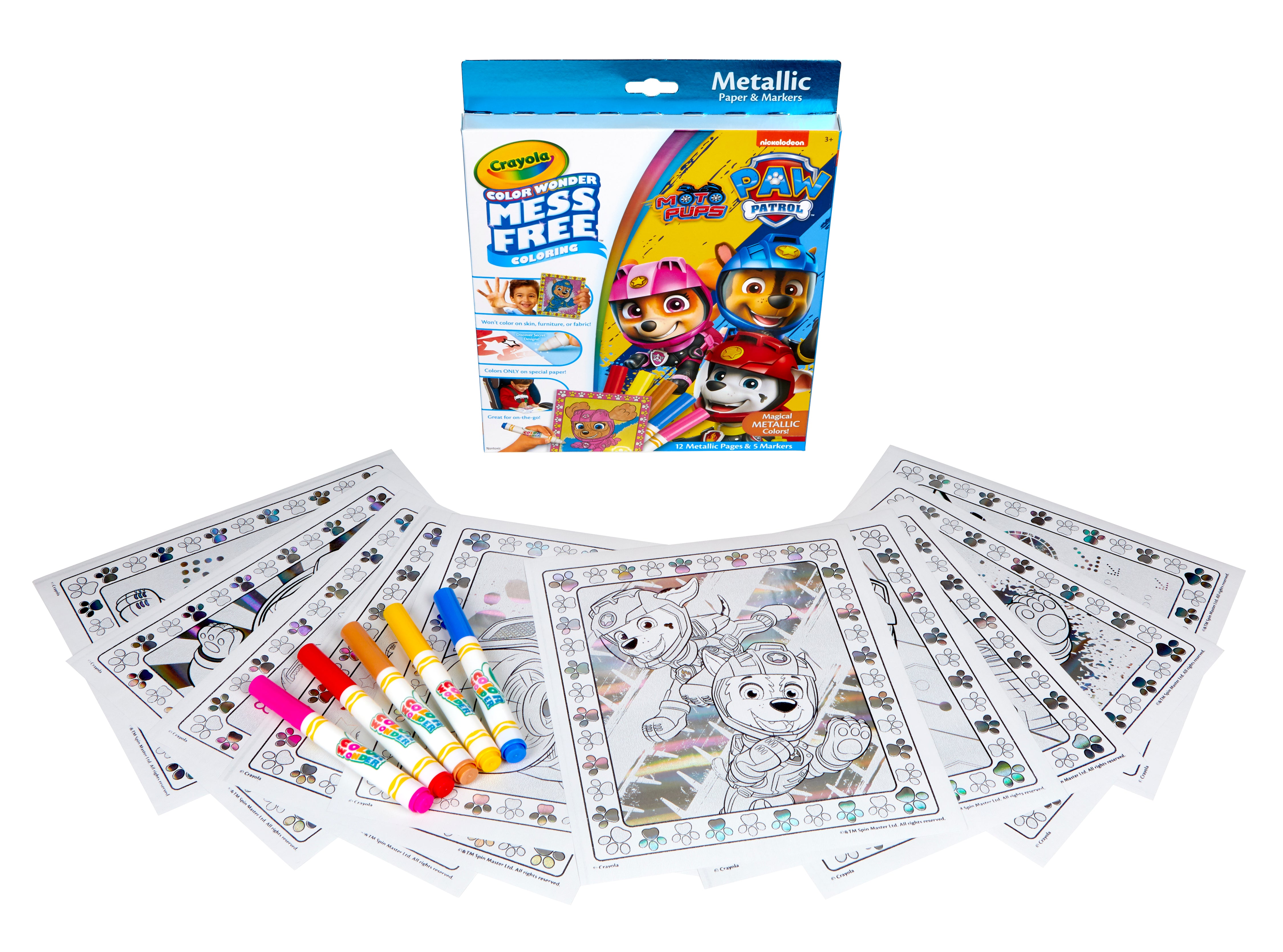 CRAYOLA CW,PAW PATROL METALLIC