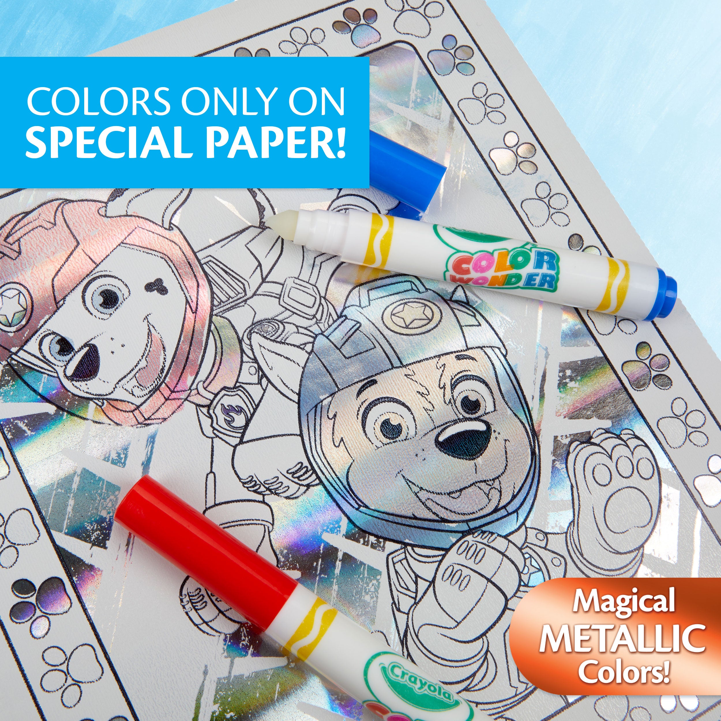 CRAYOLA CW,PAW PATROL METALLIC