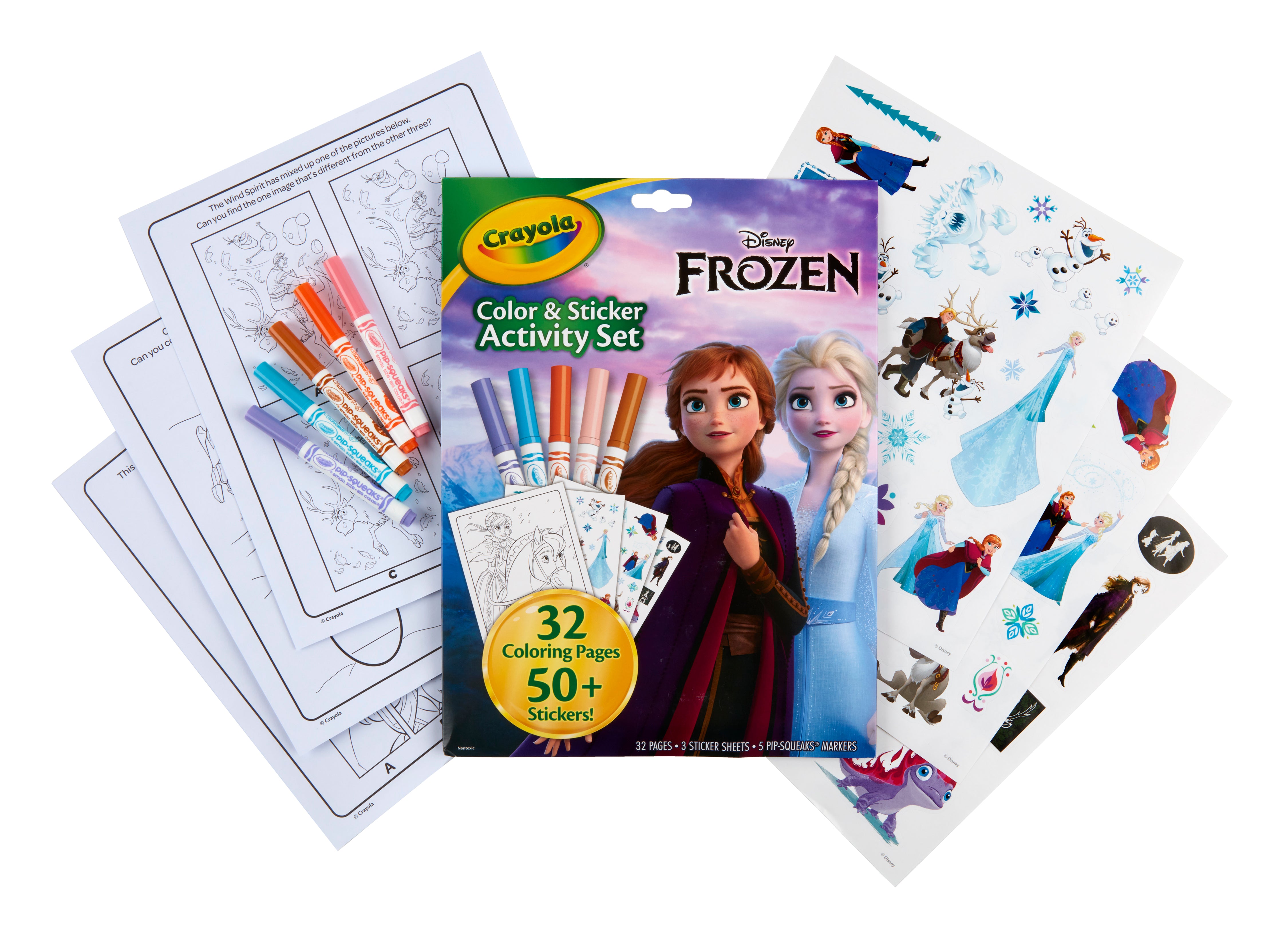 CRAYOLA  COL & ACT SET FROZEN