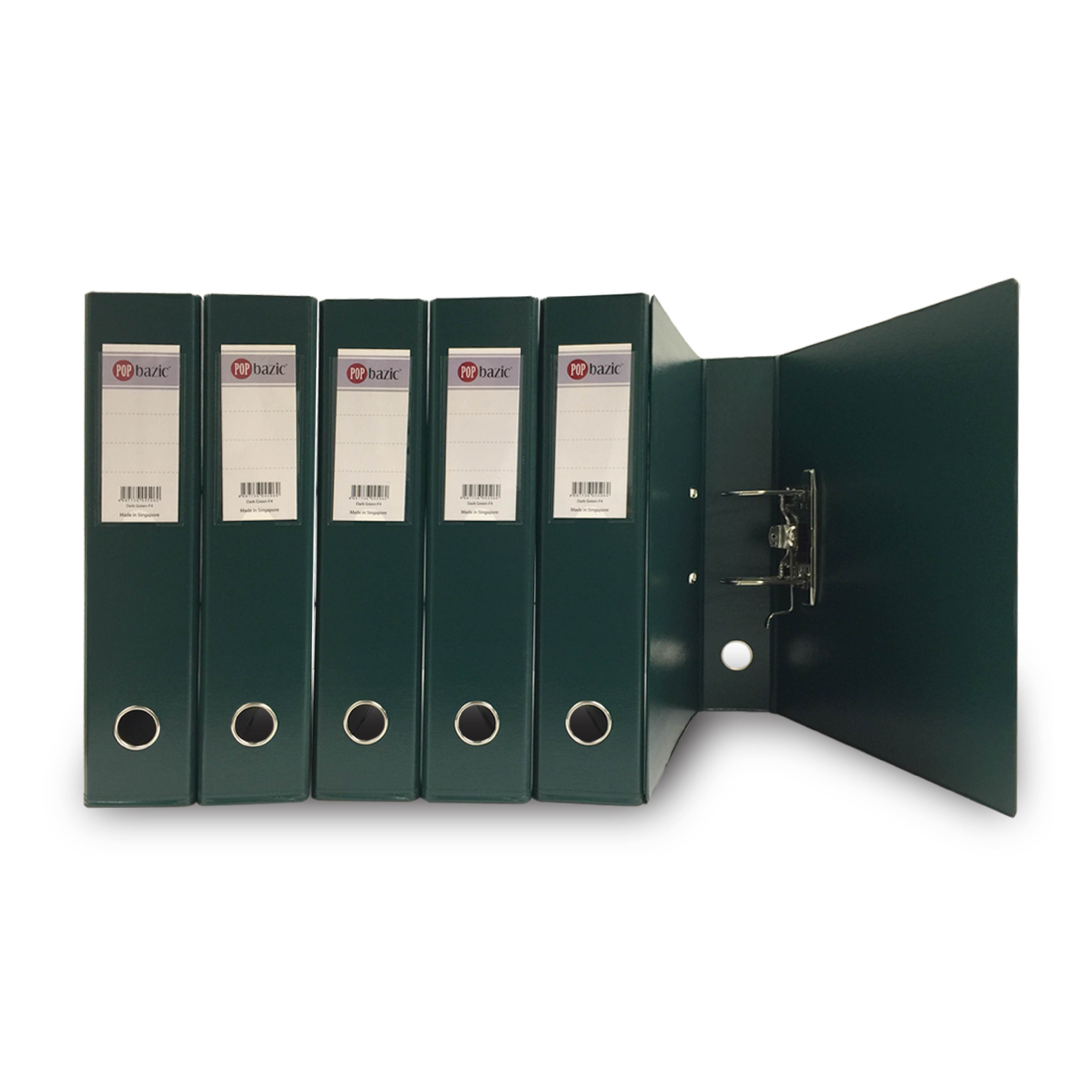 POP BAZIC F4 PVC Lever Arch File 3 Inch - 6 Pcs – Popular Book Company ...