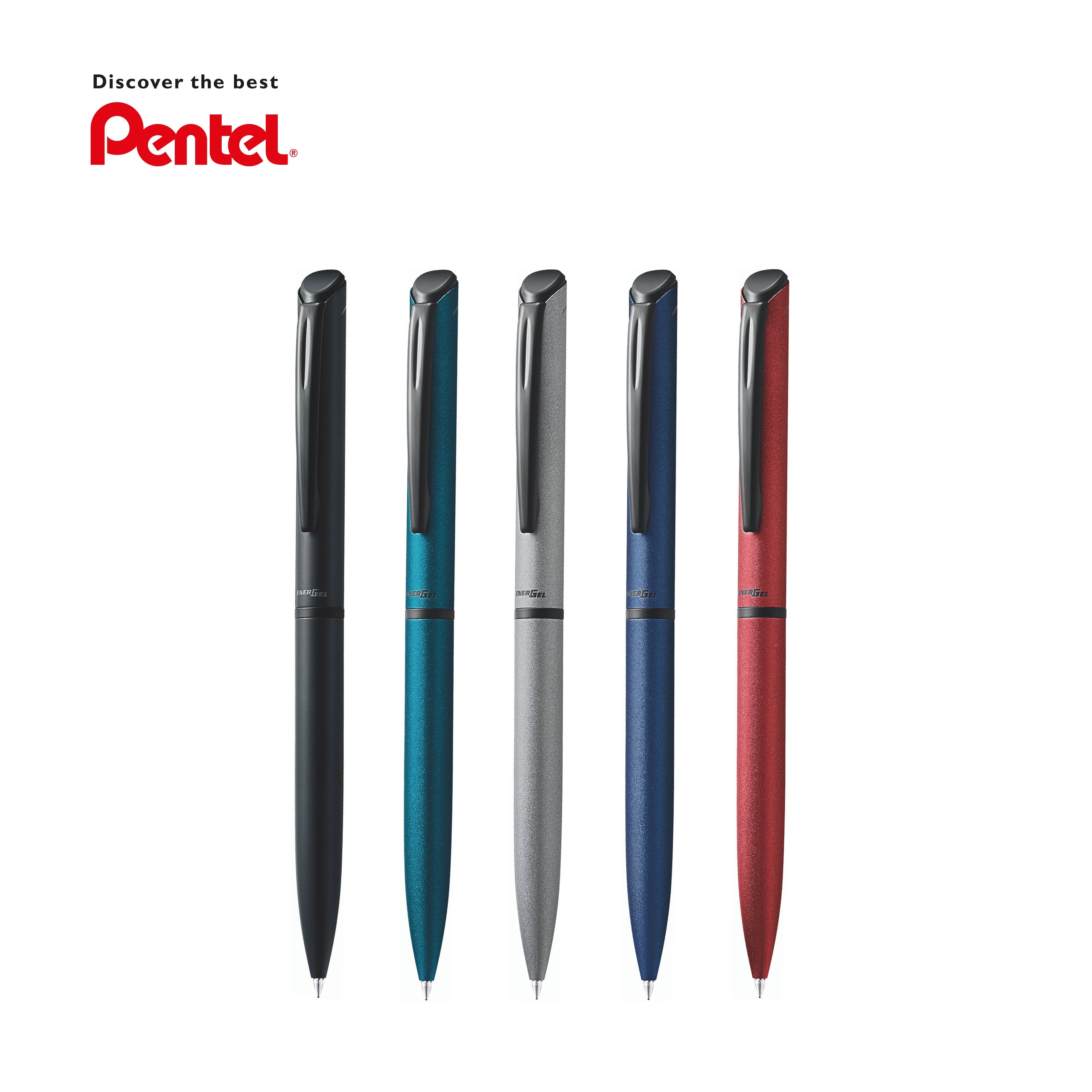 PENTEL High-Class EnerGel Metallic Refillable Gel Roller Pen (0.7mm)