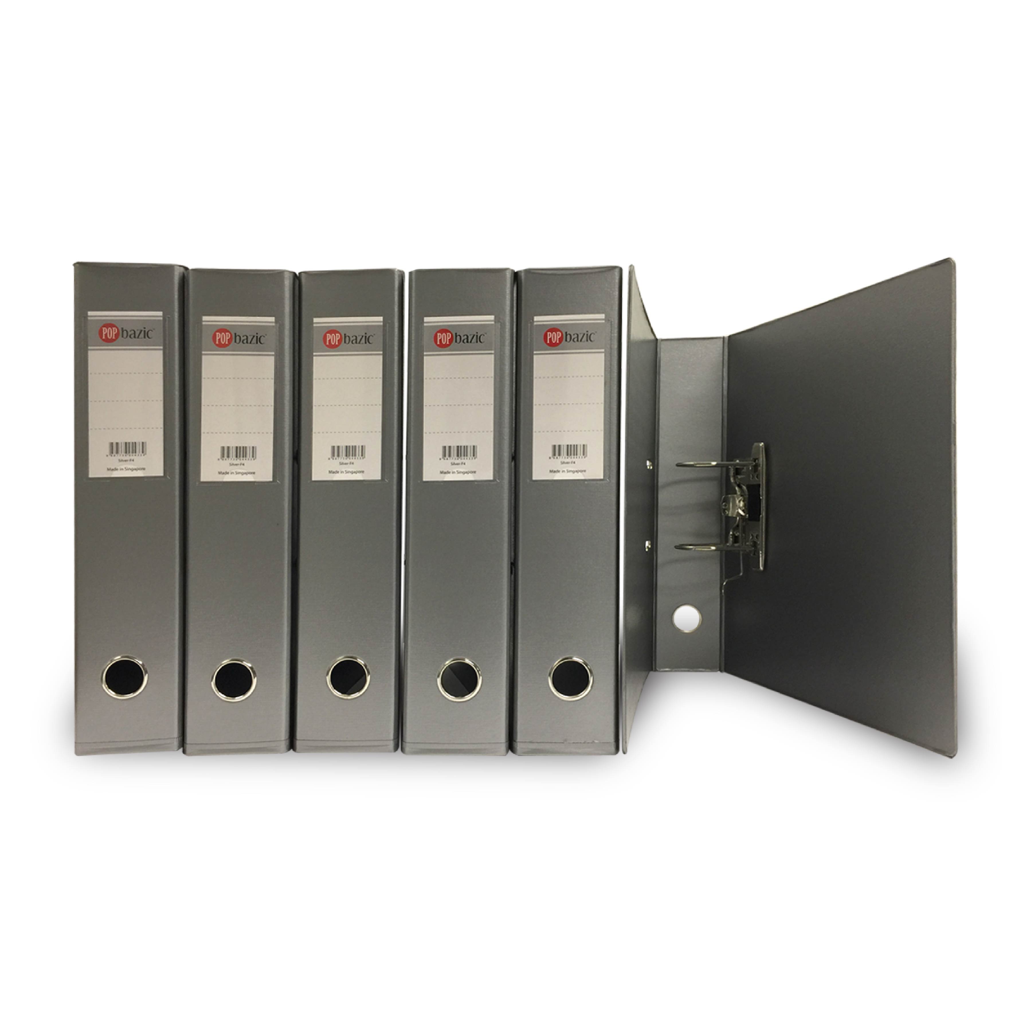 POP BAZIC F4 PVC Lever Arch File 3 Inch - 6 Pcs – Popular Book Company ...