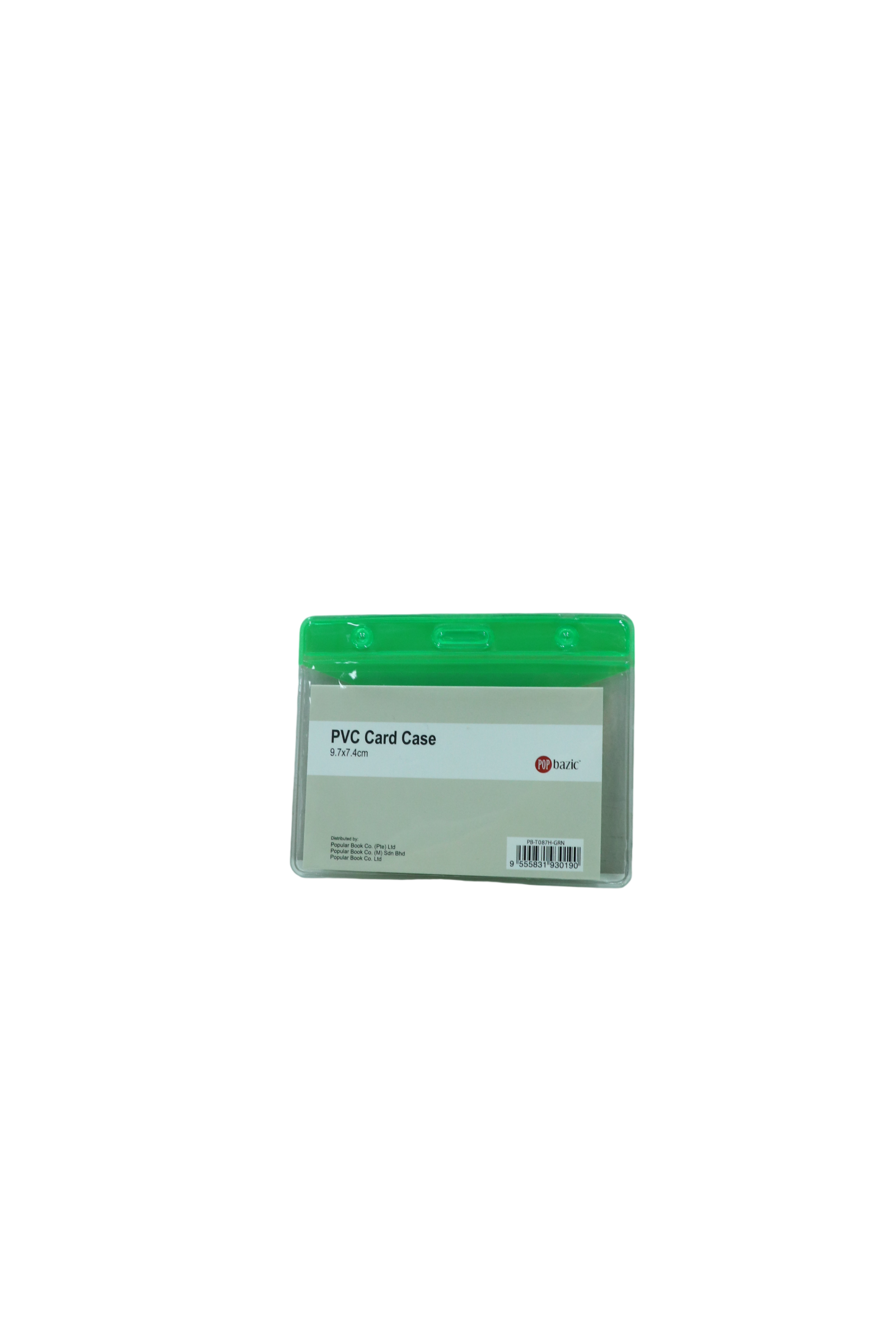 POP Bazic PVC Soft Card Case 9.7 × 7.4cm – Horizontal
