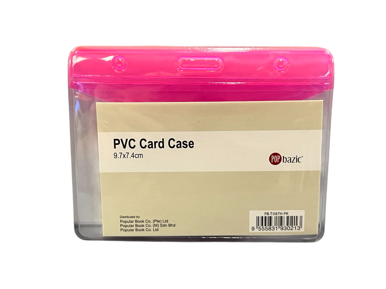 POP Bazic PVC Soft Card Case 9.7 × 7.4cm – Horizontal
